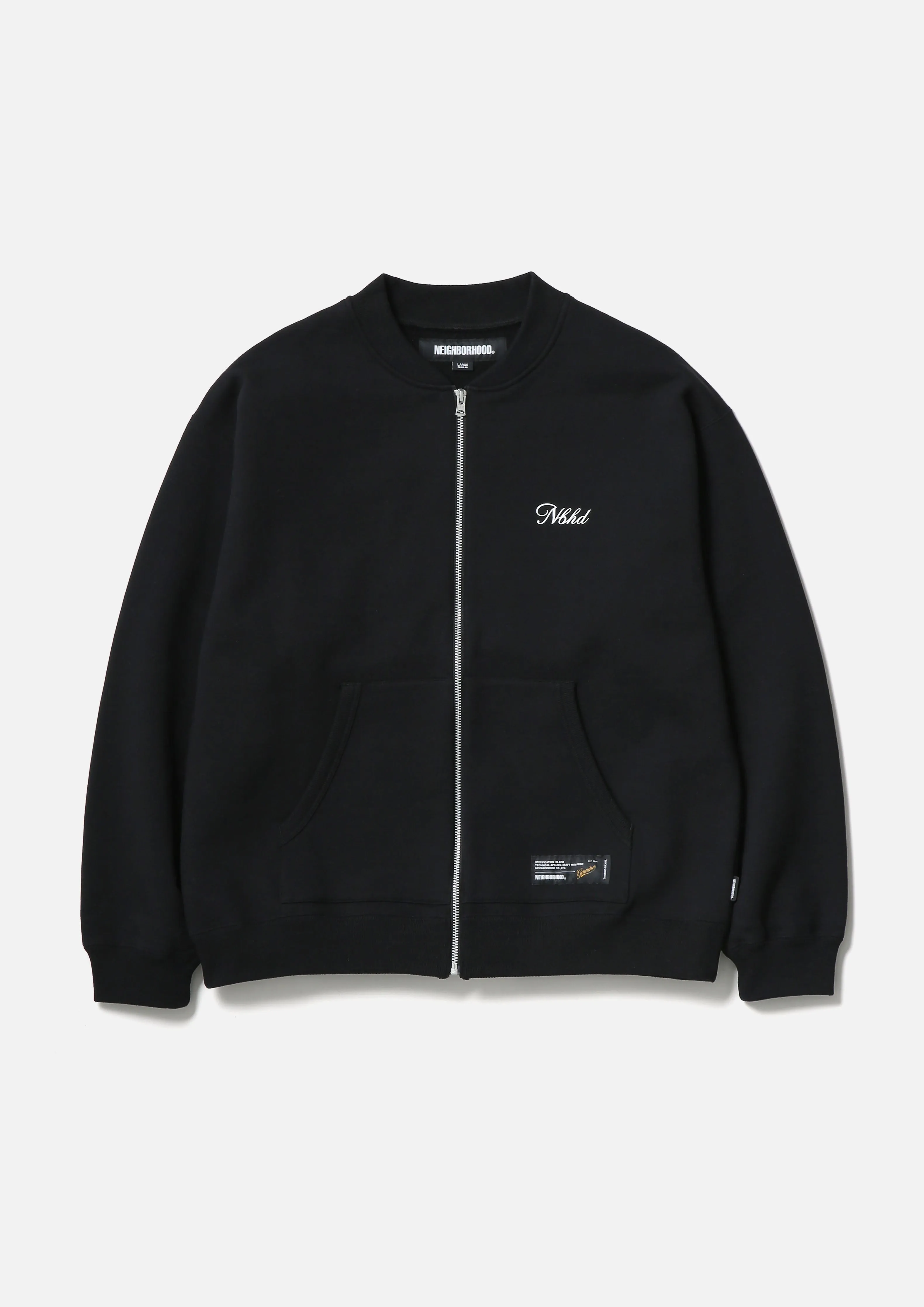 PLAIN SWEAT ZIP JACKET LS sold by Neighborhood