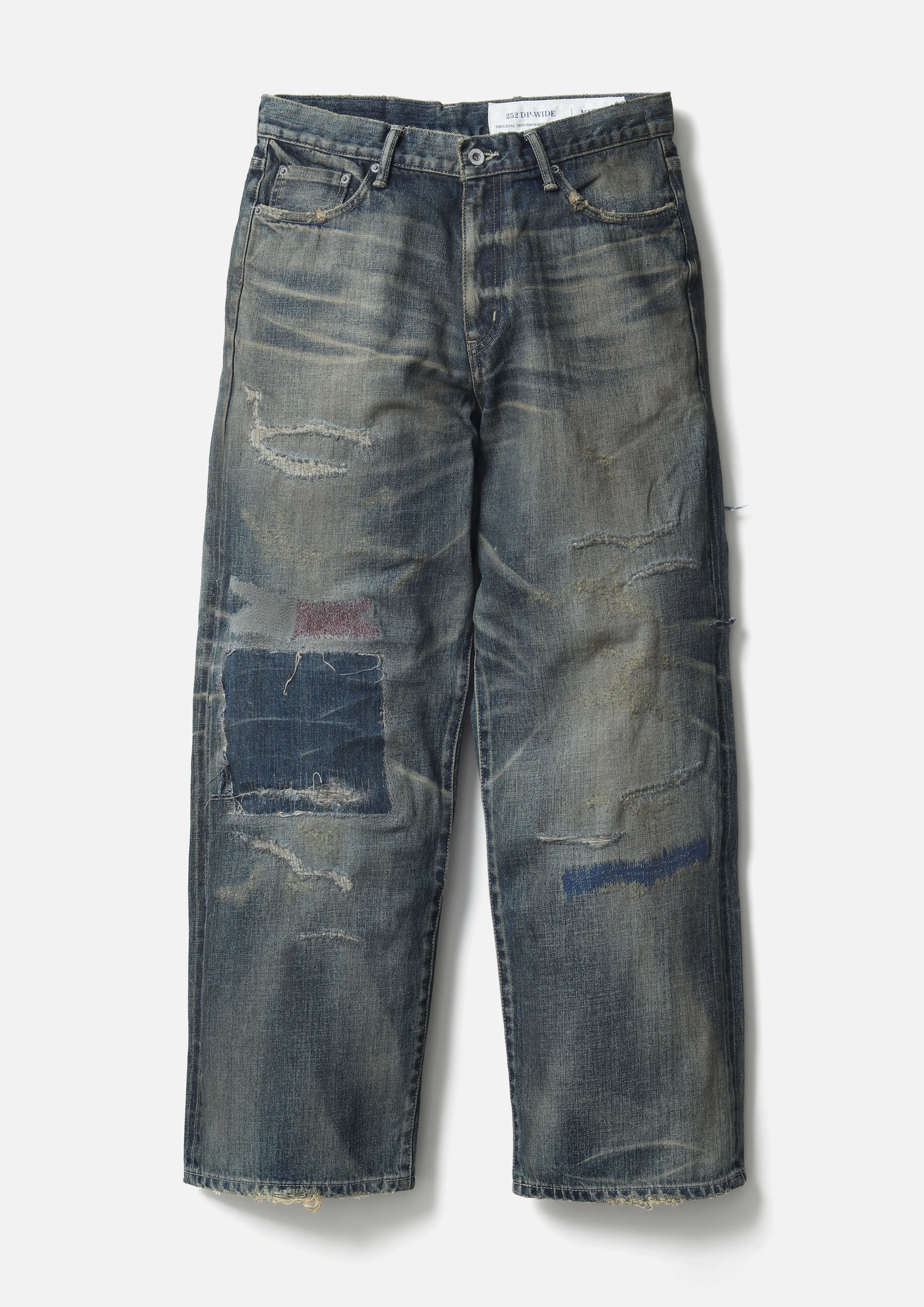 SAVAGE DENIM DP WIDE PANTS sold by Neighborhood