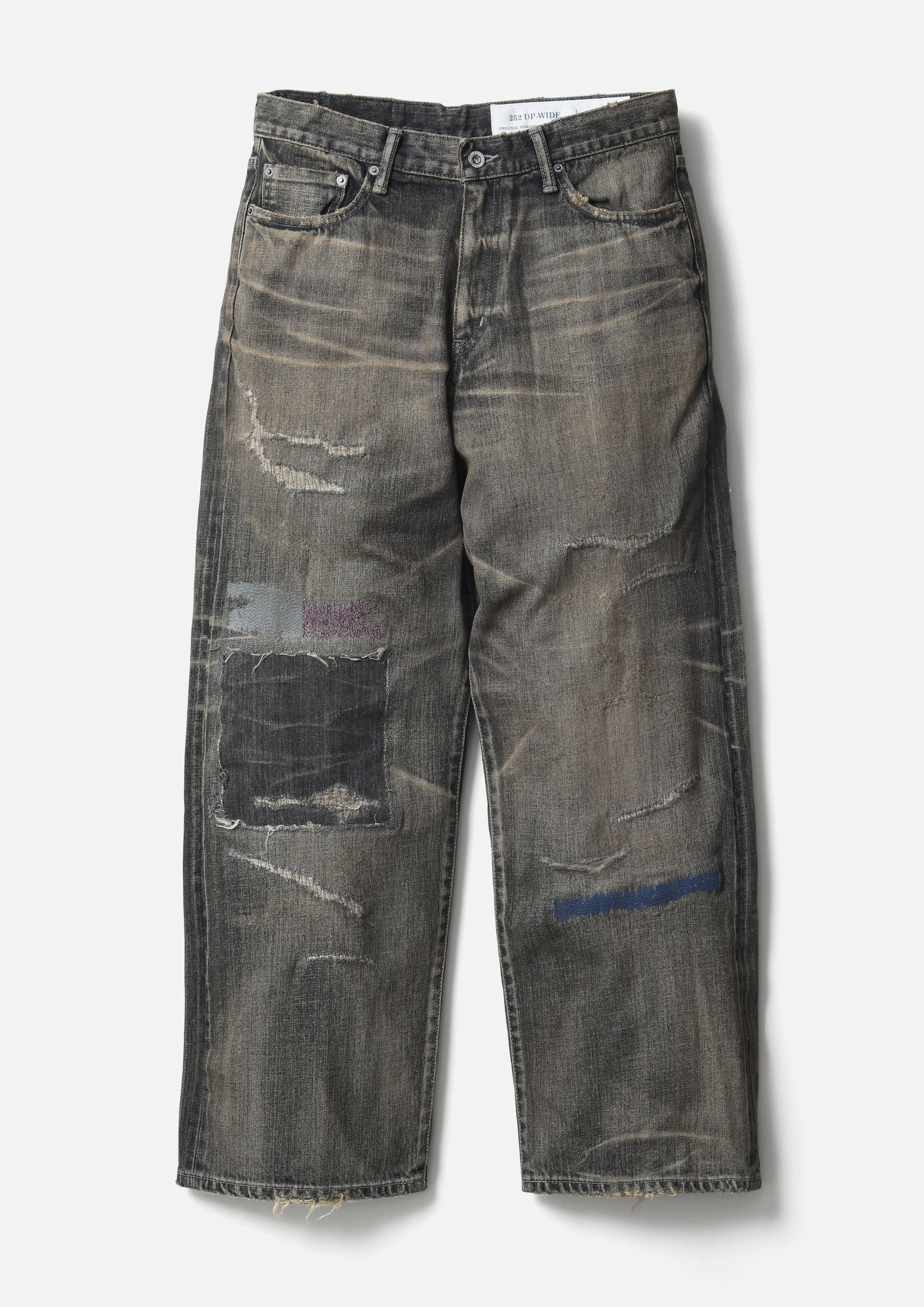 SAVAGE DENIM DP WIDE PANTS sold by Neighborhood product image thumbnail 2