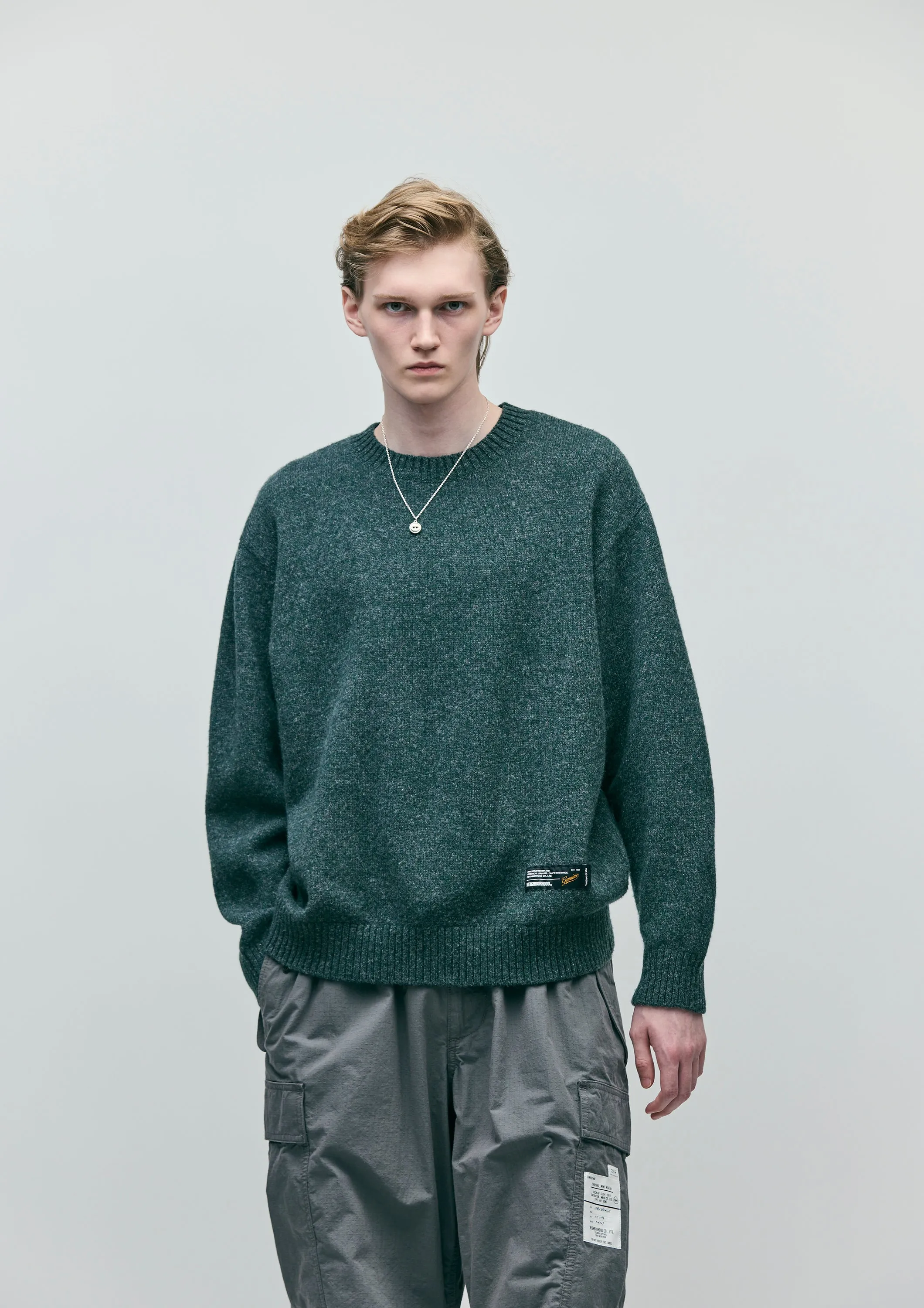 PLAIN CREWNECK SWEATER sold by Neighborhood product image thumbnail 5