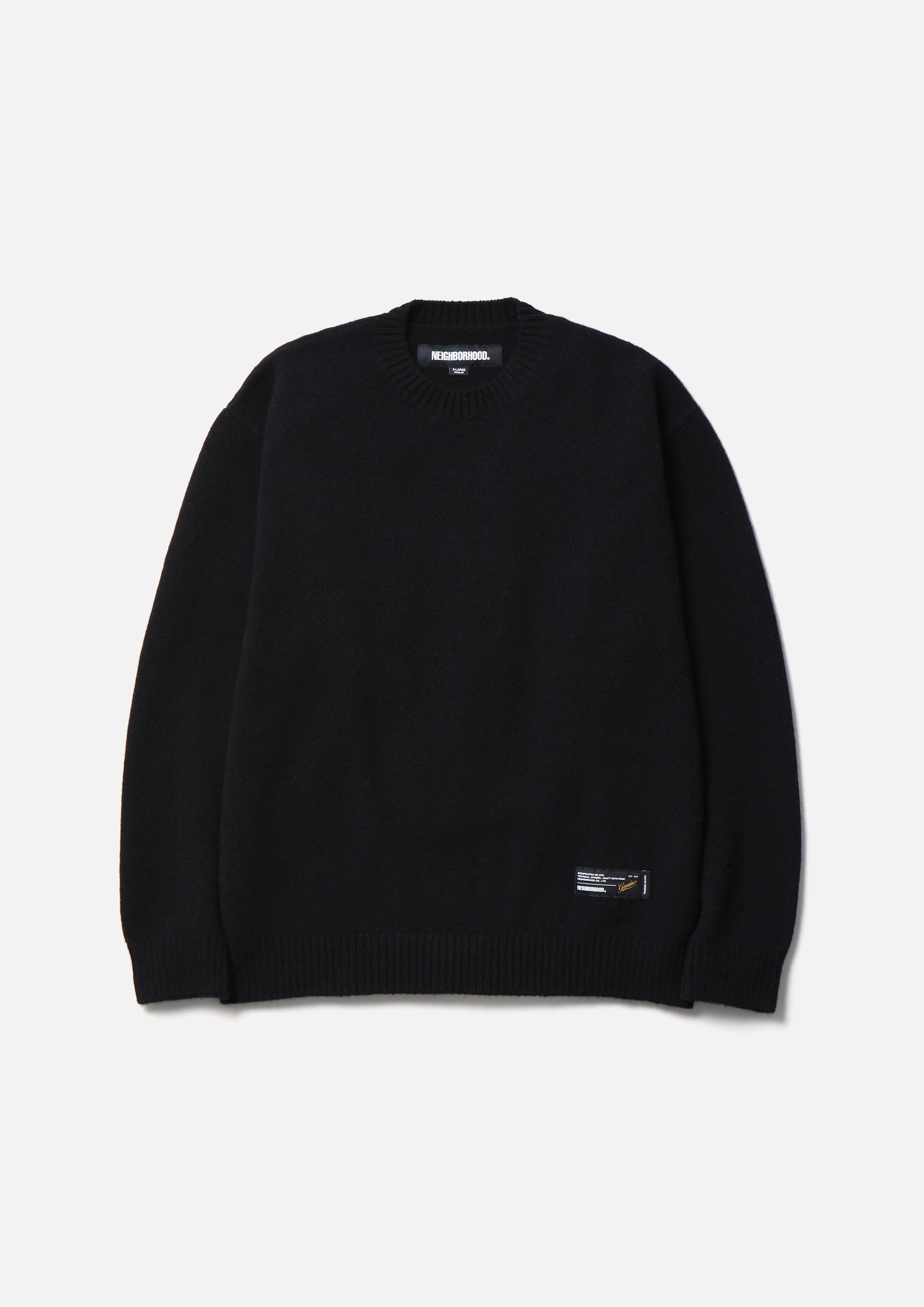 PLAIN CREWNECK SWEATER sold by Neighborhood product image thumbnail 2