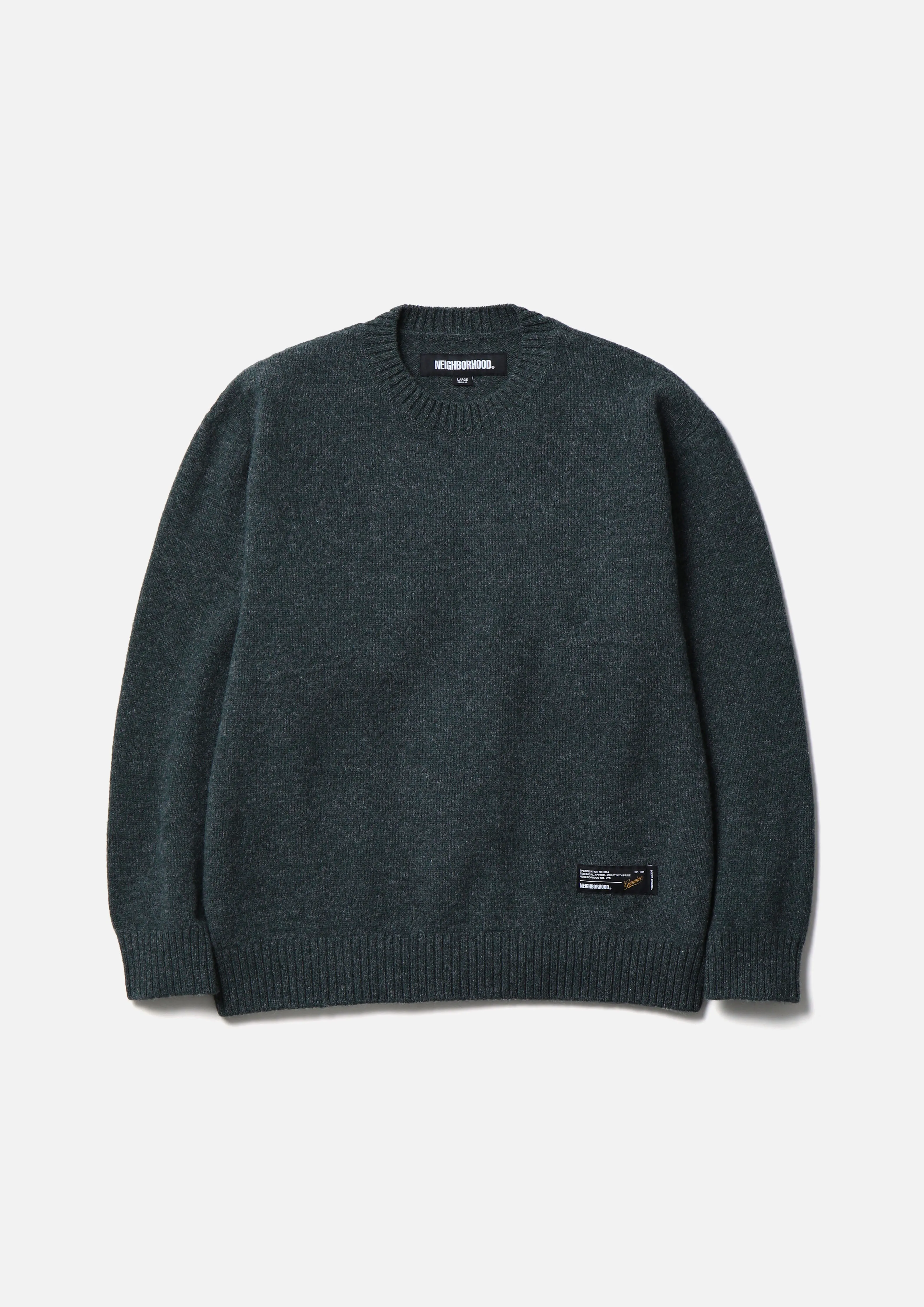 PLAIN CREWNECK SWEATER sold by Neighborhood product image thumbnail 3