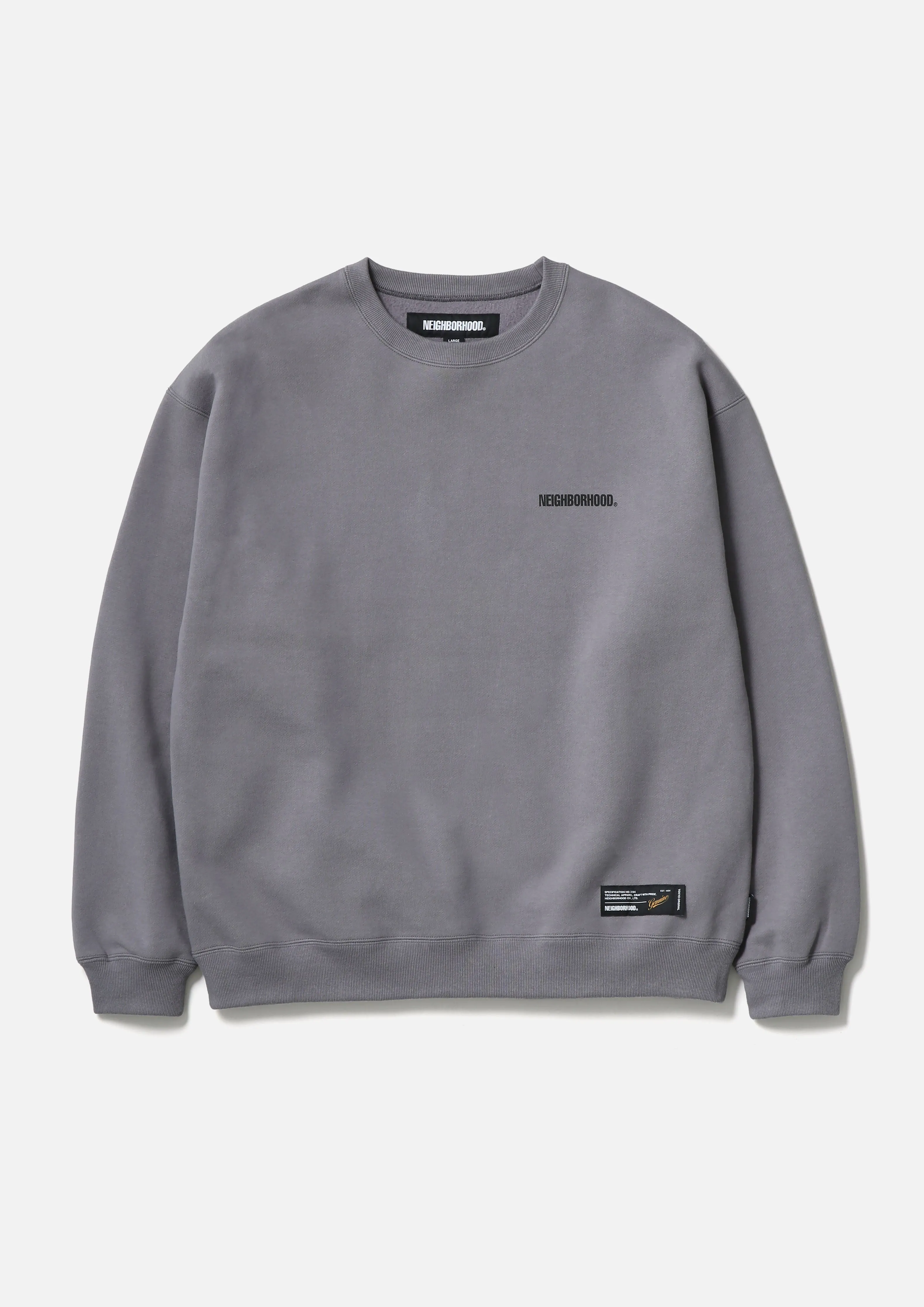 PLAIN SWEAT CREWNECK LS sold by Neighborhood product image thumbnail 3