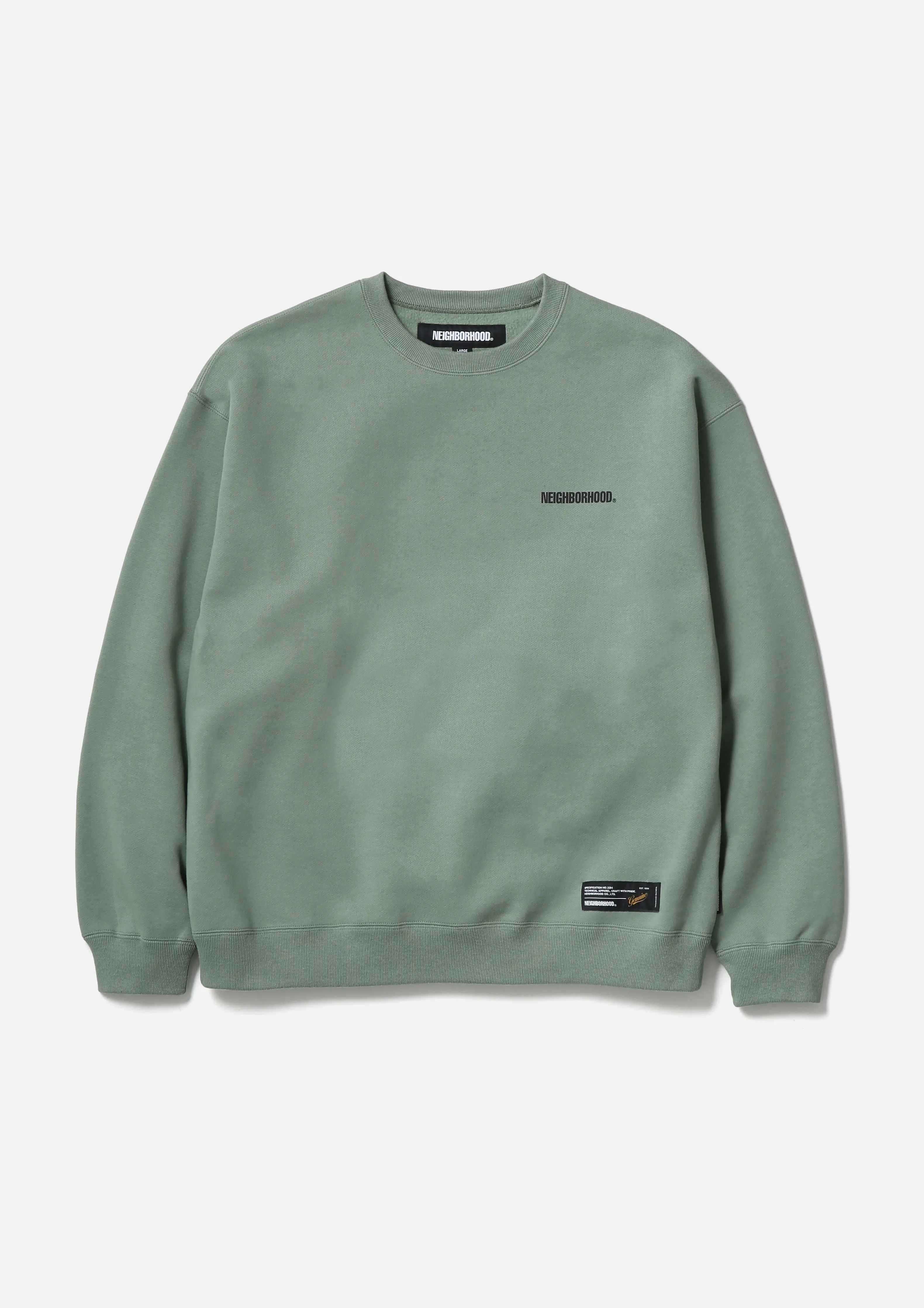 PLAIN SWEAT CREWNECK LS sold by Neighborhood product image thumbnail 4