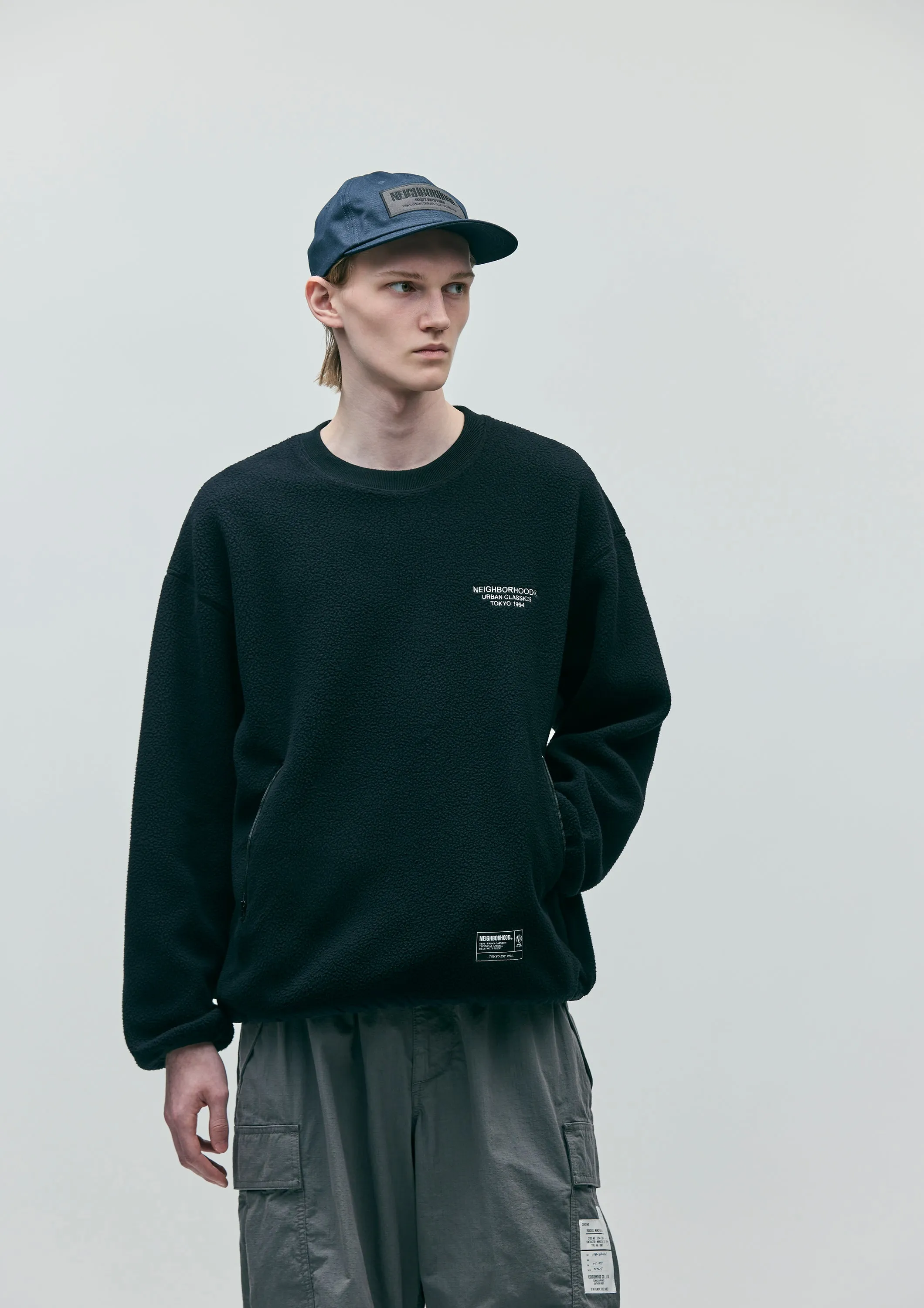 FLEECE CREWNECK LS sold by Neighborhood product image thumbnail 5