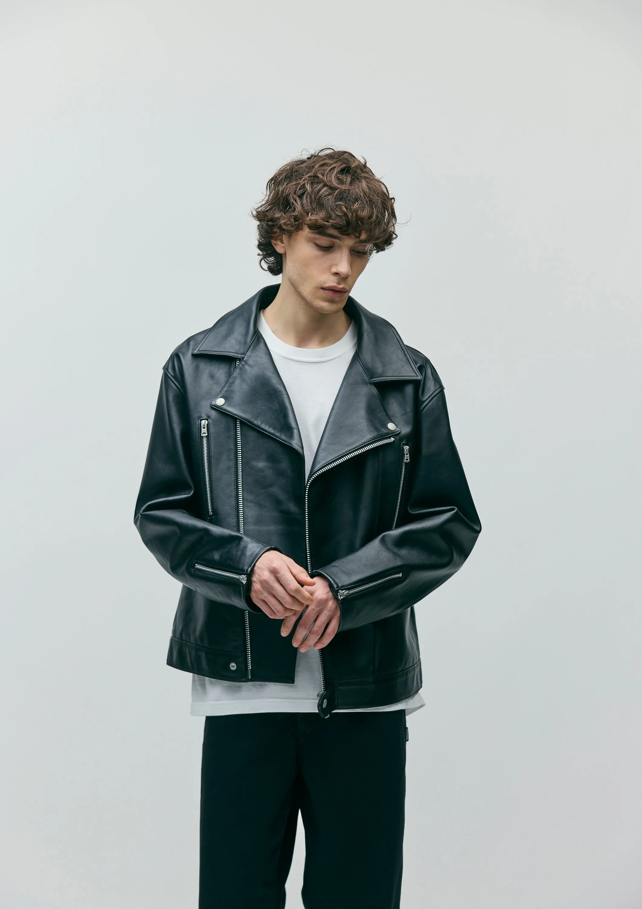 LEATHER RIDERS JACKET sold by Neighborhood product image thumbnail 4