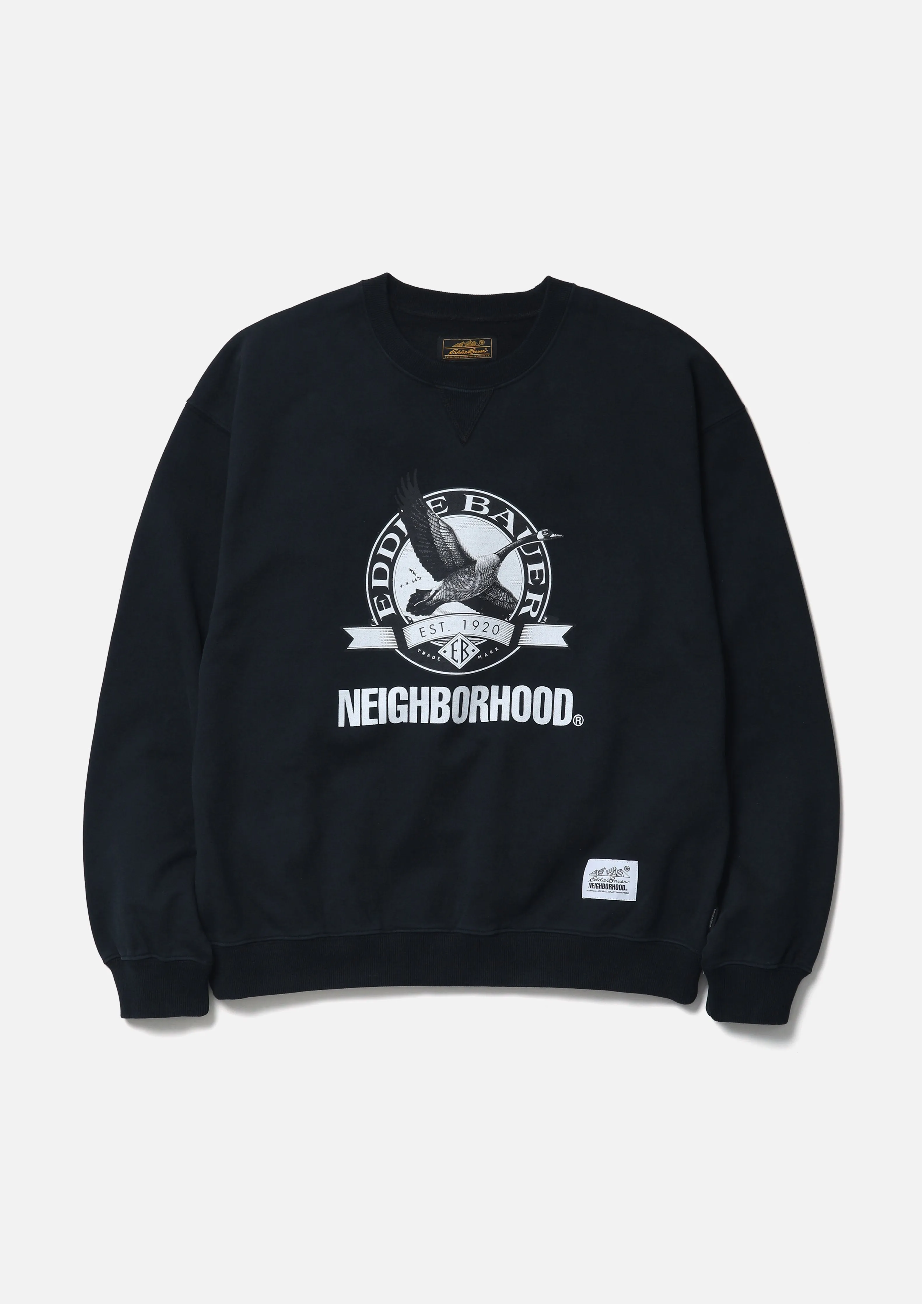 NH X EDDIE BAUER . WASHED SWEAT SHIRT LS sold by Neighborhood