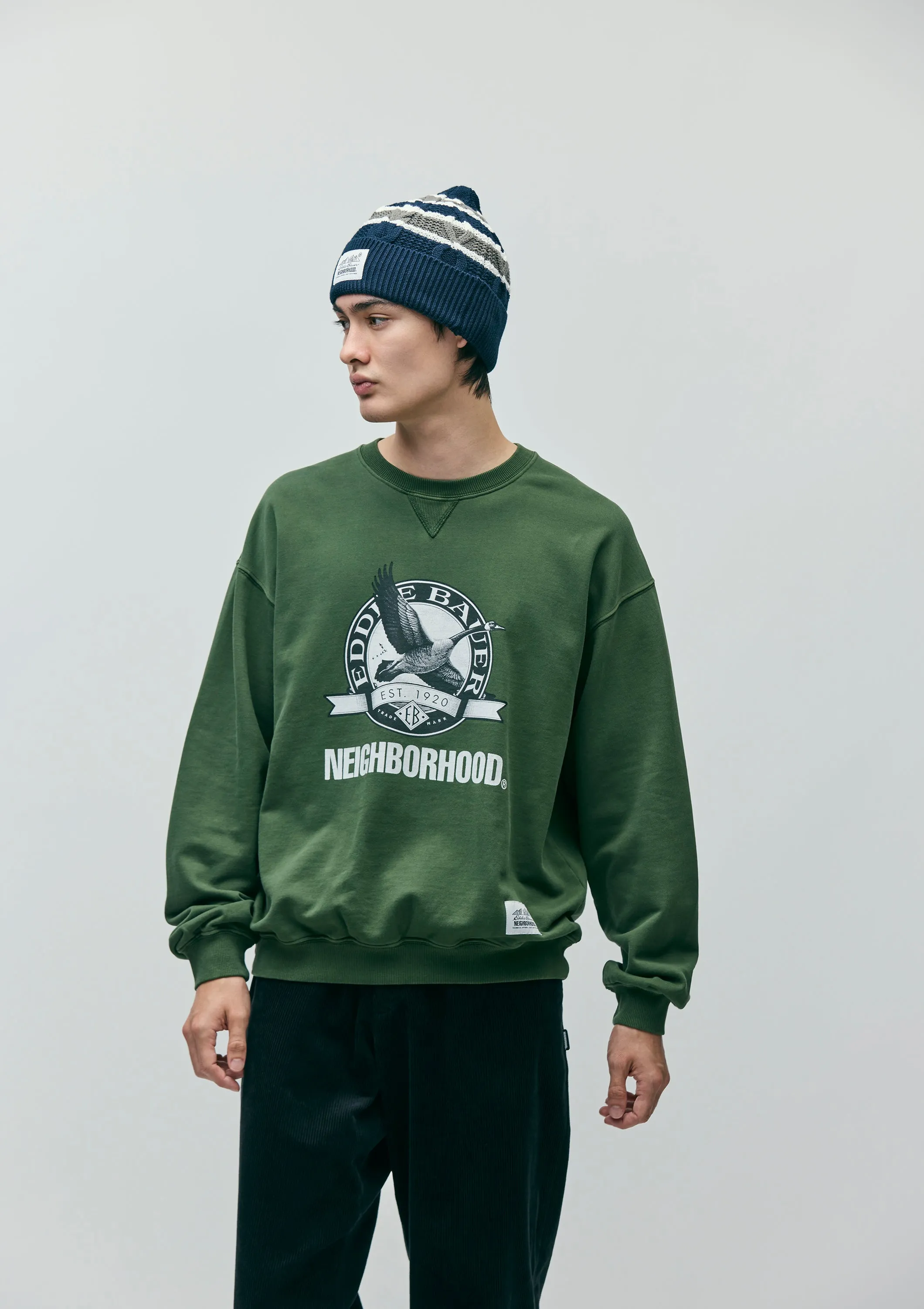 NH X EDDIE BAUER . WASHED SWEAT SHIRT LS sold by Neighborhood product image thumbnail 5