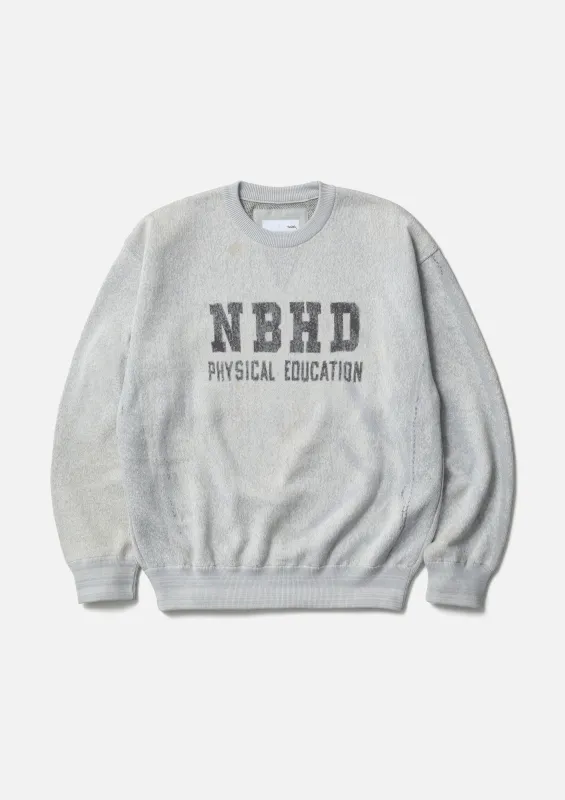 NH X TOLQ . SWEAT SHIRT PATTERN SWEATER sold by Neighborhood