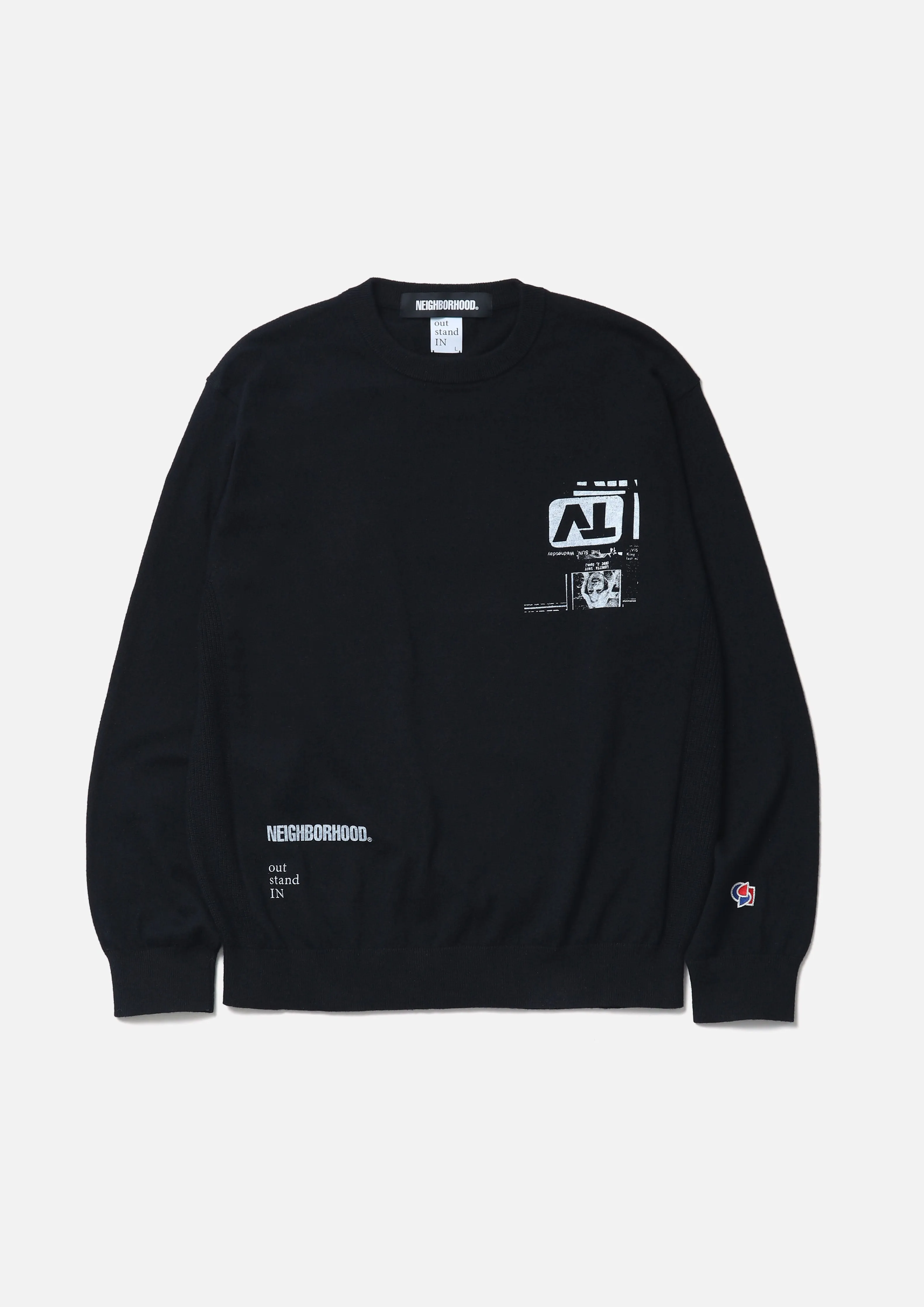 NH X OUT STAND IN . CREWNECK SWEATER sold by Neighborhood product image thumbnail 2