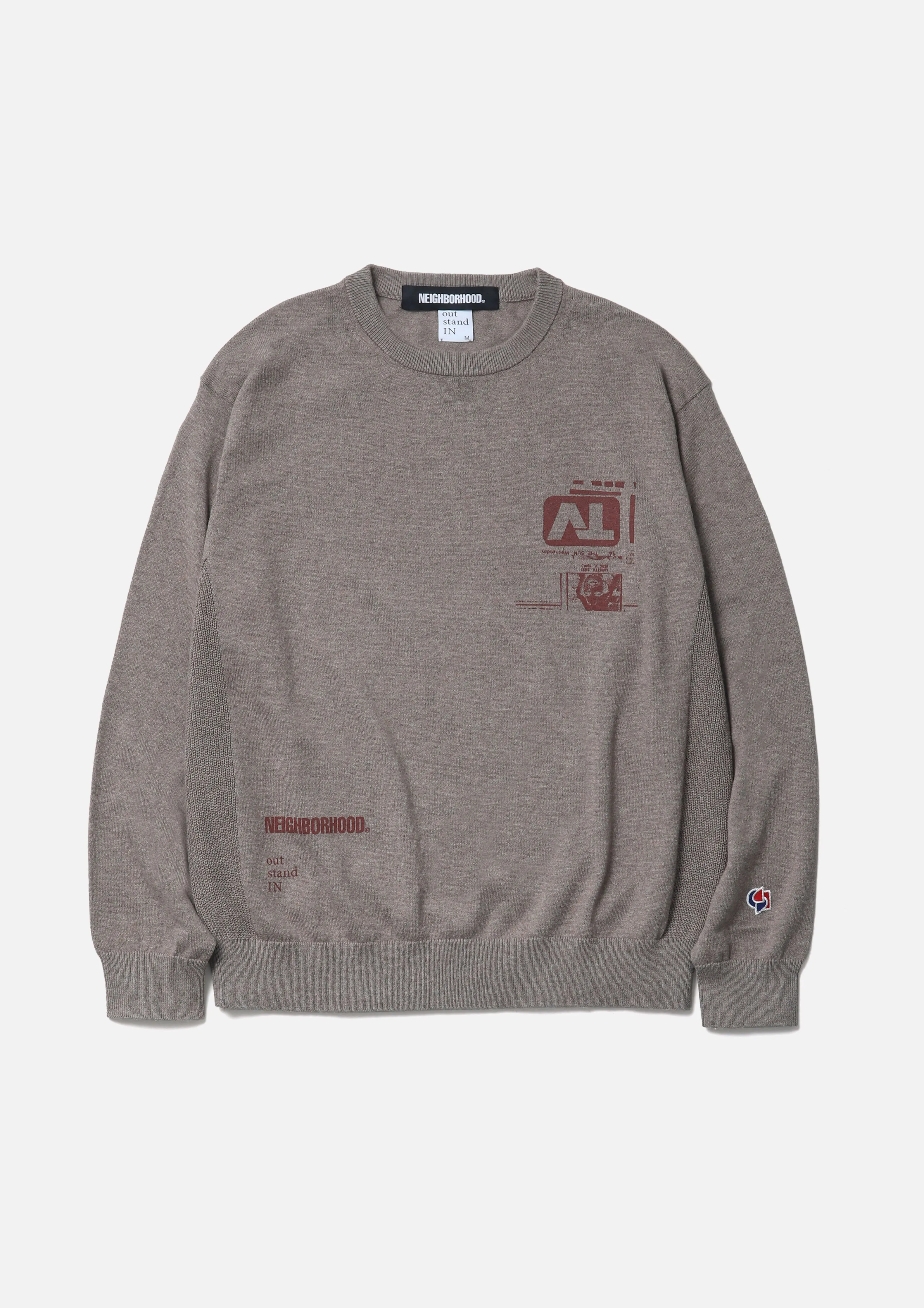 NH X OUT STAND IN . CREWNECK SWEATER sold by Neighborhood product image thumbnail 3