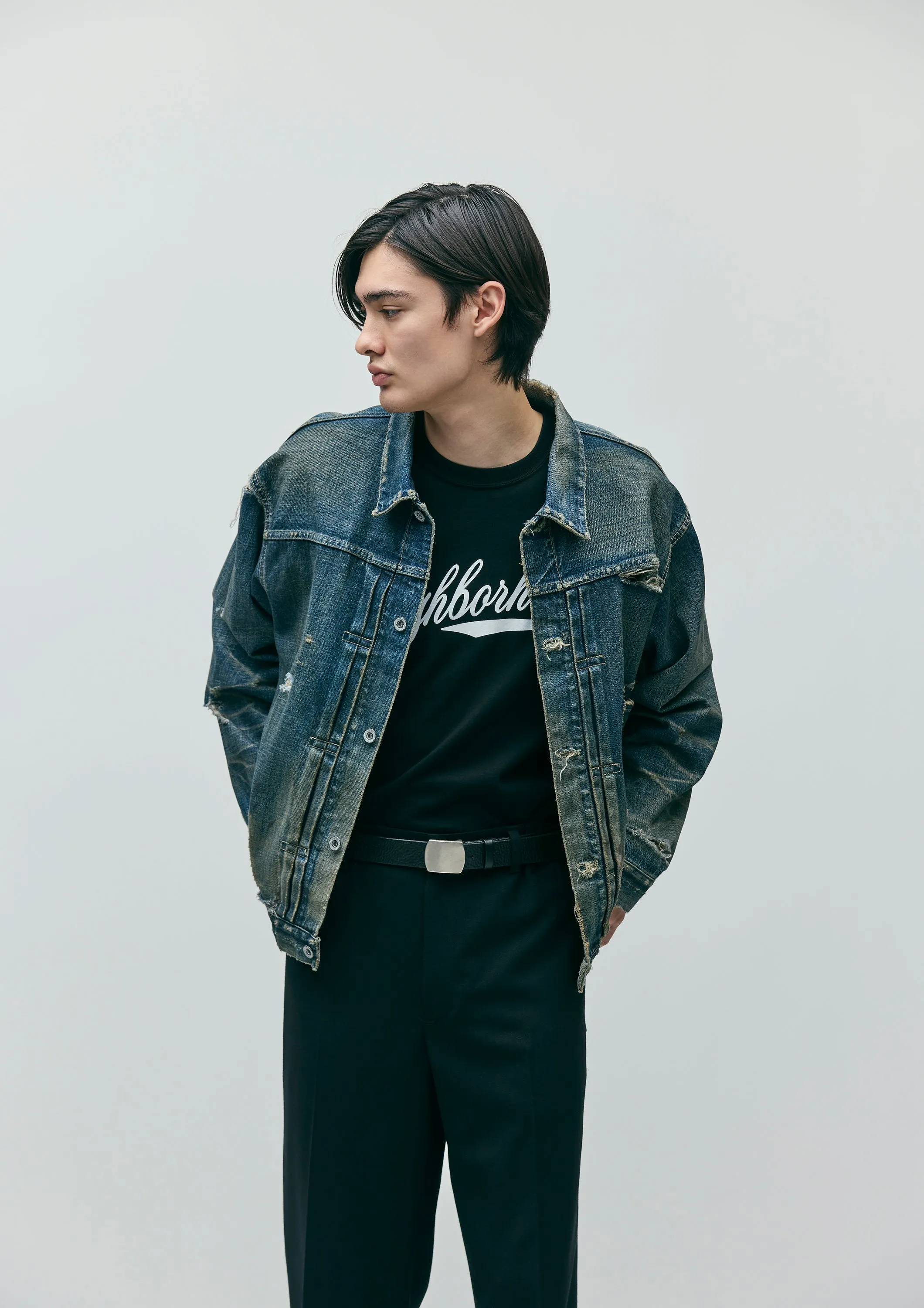 SAVAGE BT DENIM TYPE-1 JACKET sold by Neighborhood product image thumbnail 4