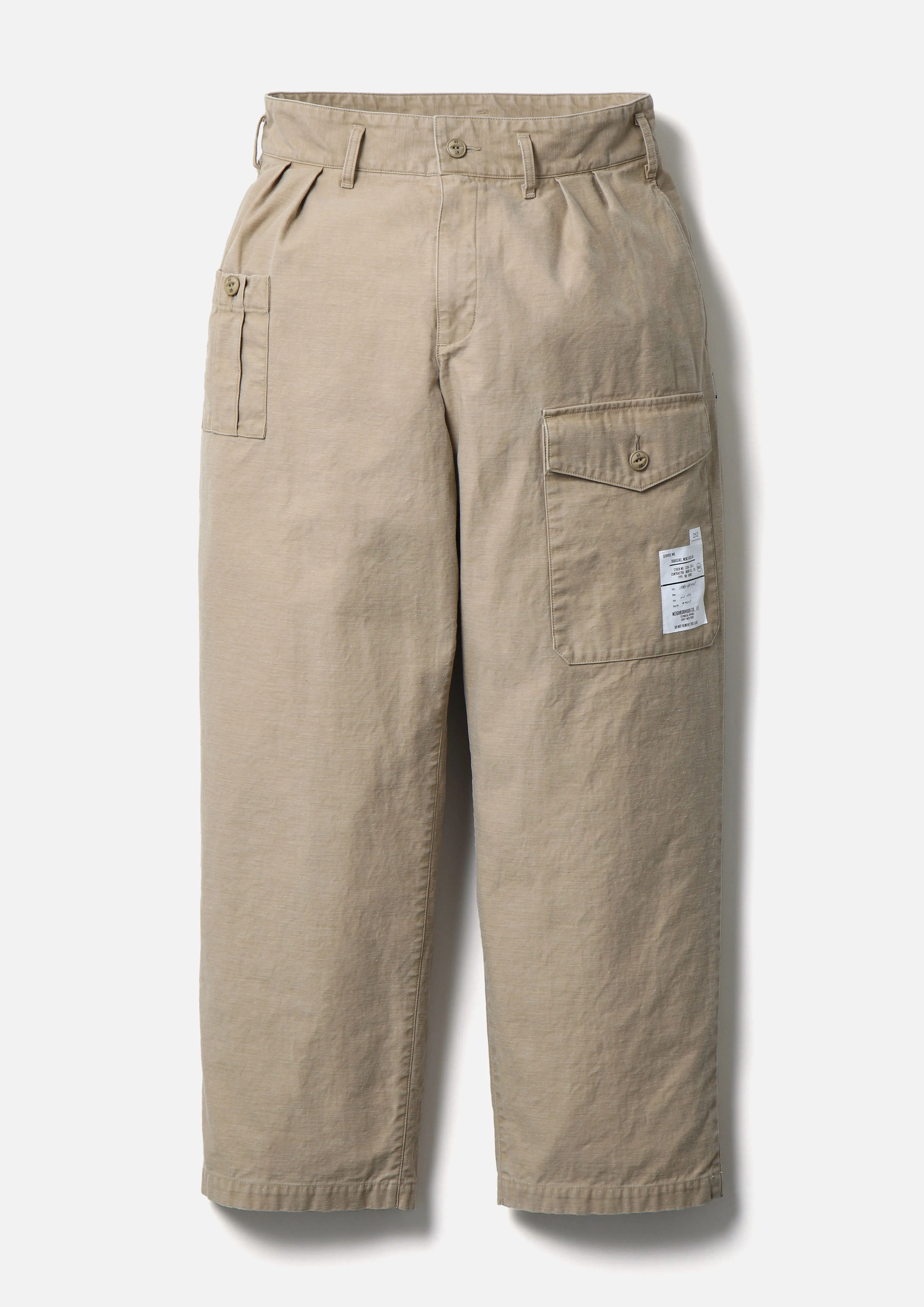 TWO TUCK CARGO PANTS sold by Neighborhood
