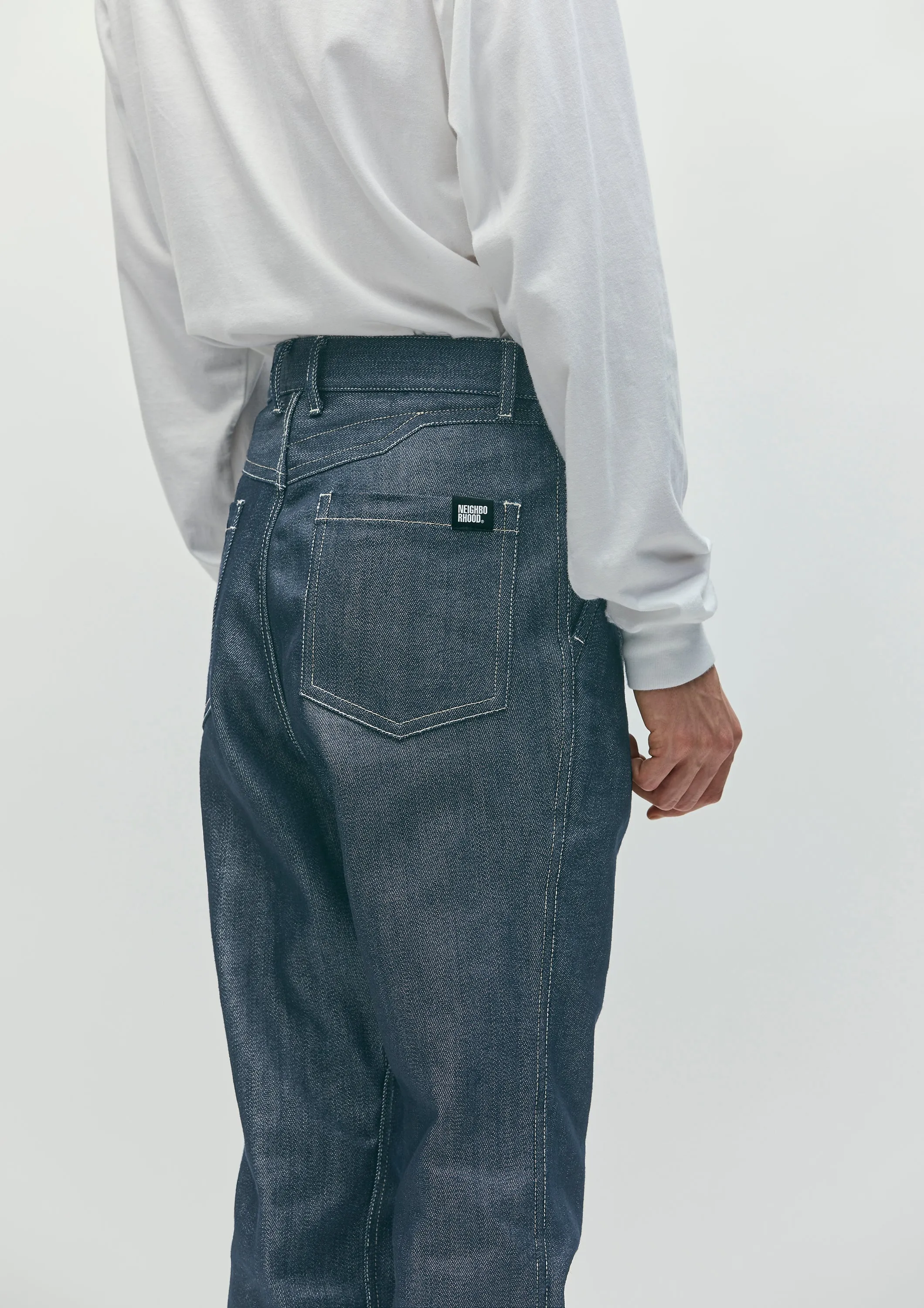 TWO TUCK DENIM PANTS sold by Neighborhood product image thumbnail 4