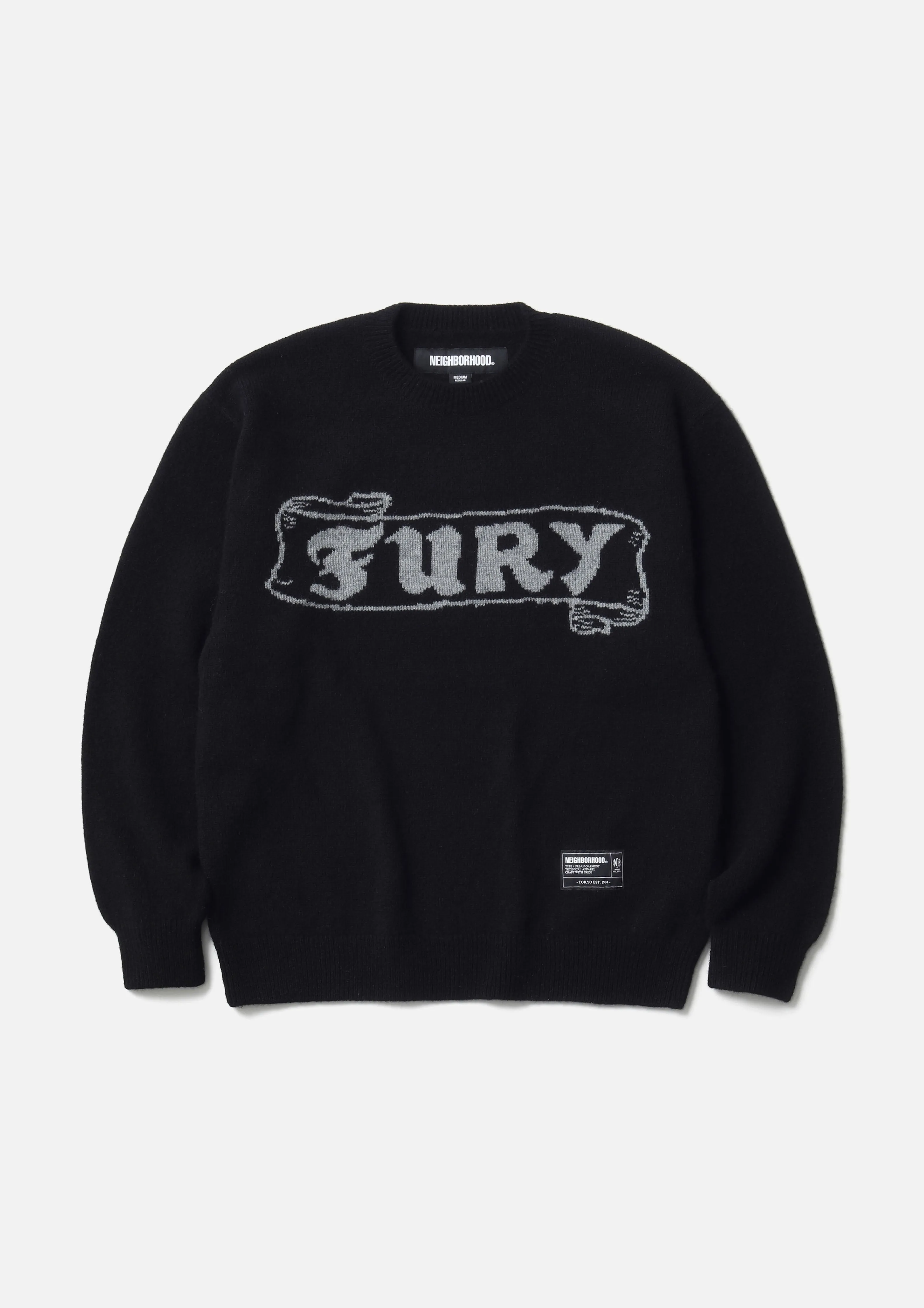 INTARSIA CREWNECK SWEATER sold by Neighborhood