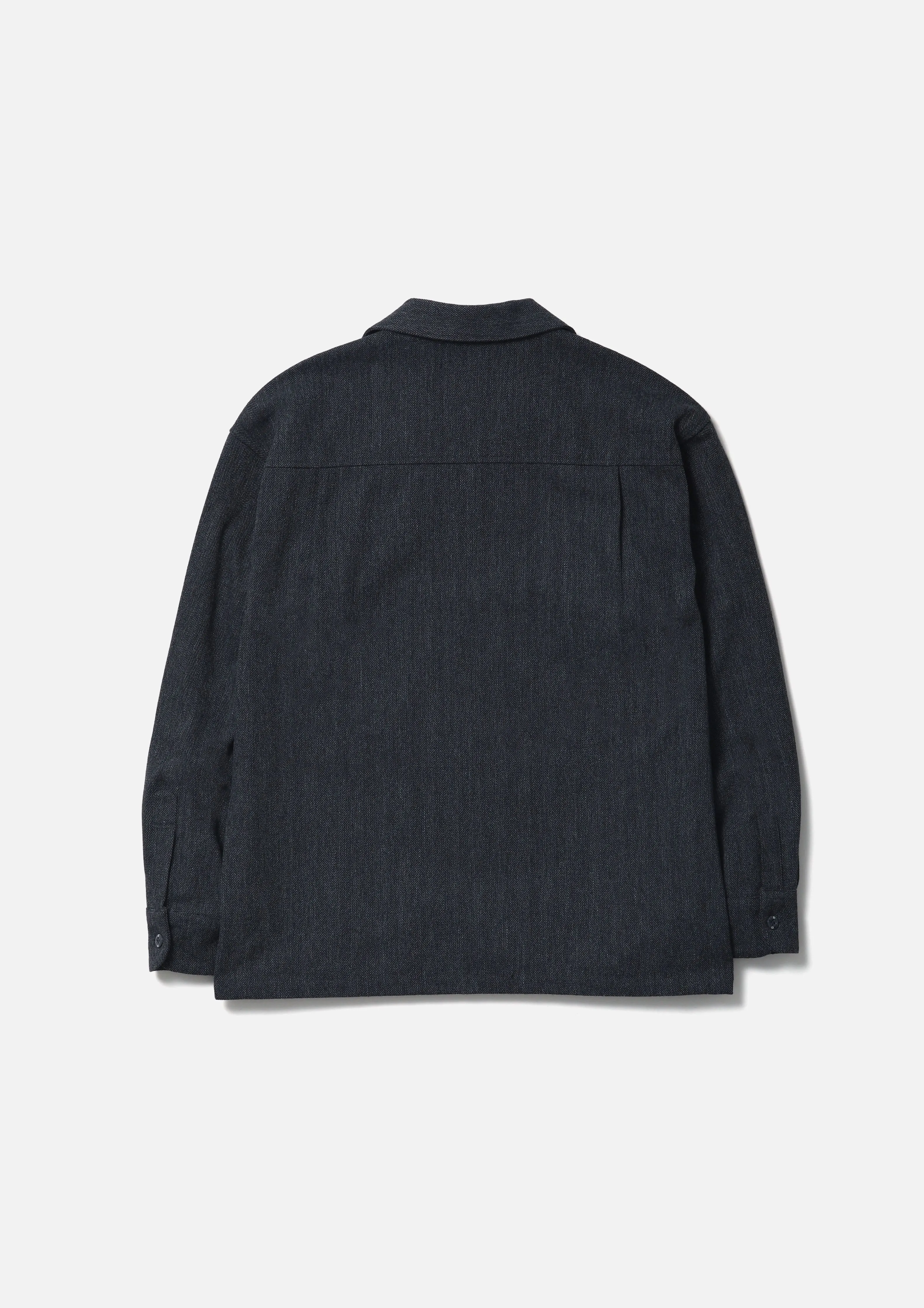 HERRINGBONE OPEN COLLAR SHIRT LS sold by Neighborhood product image thumbnail 4