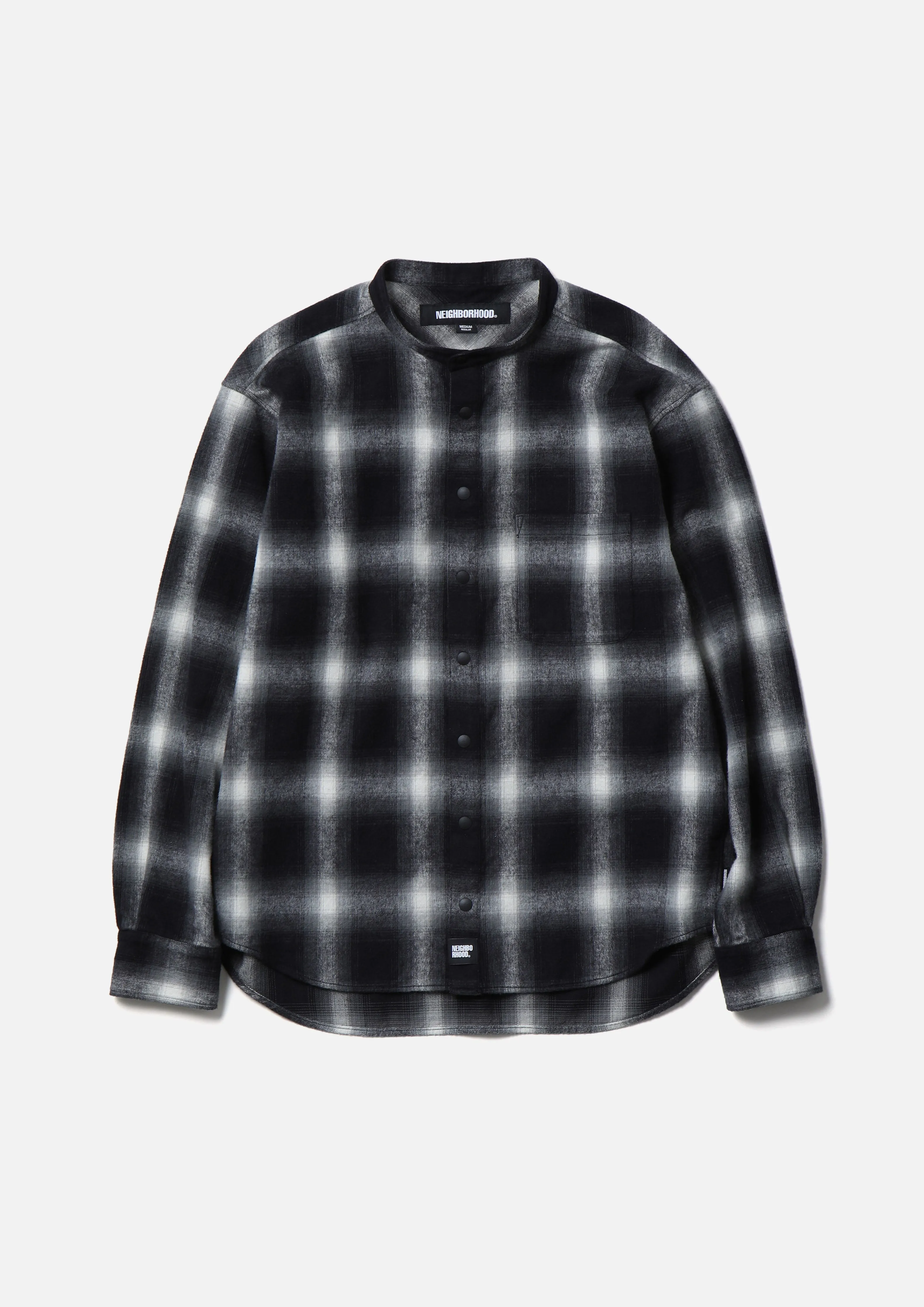 HOMBRE CHECK BAND COLLAR SHIRT LS sold by Neighborhood