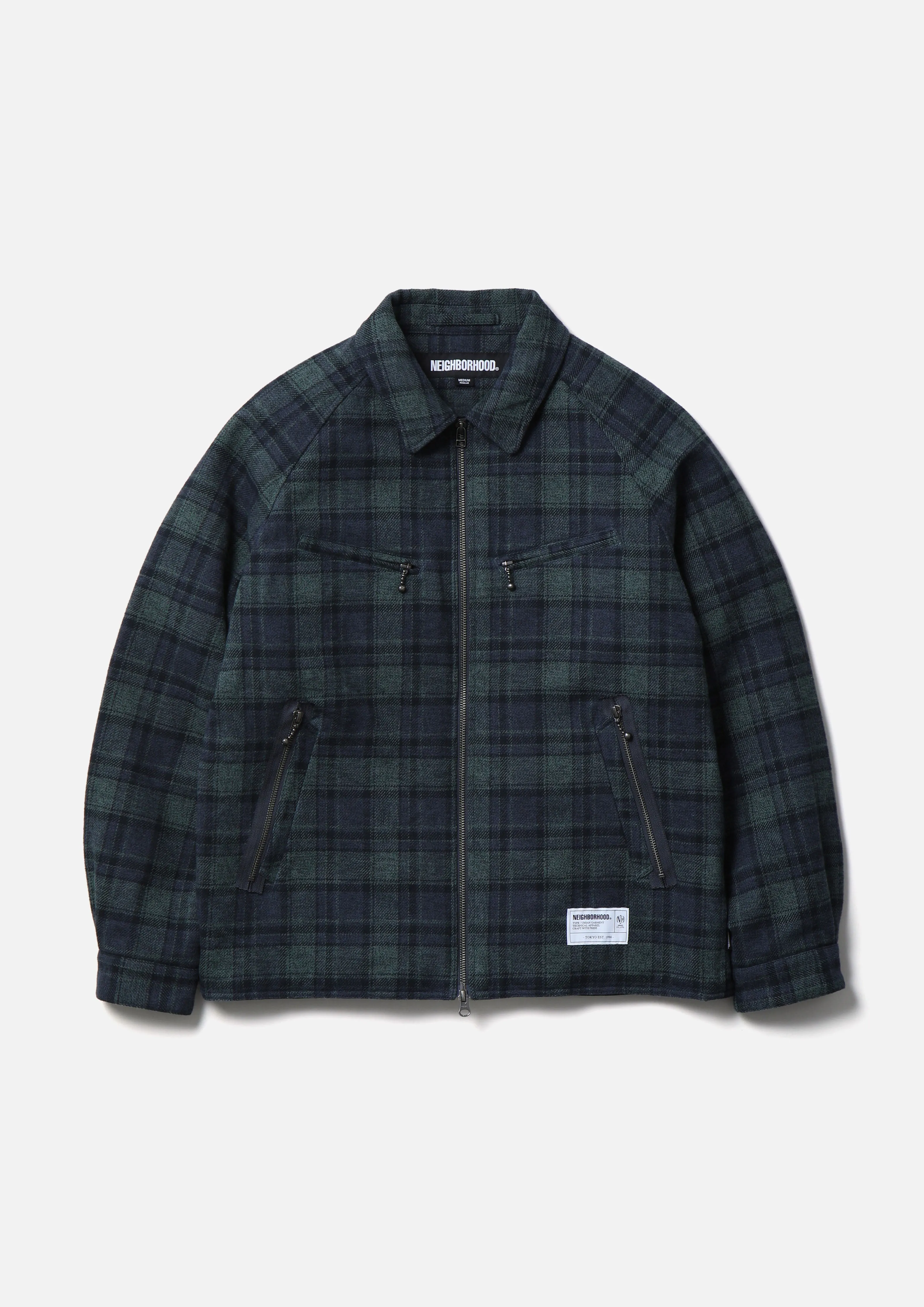 CHECK ZIP JACKET sold by Neighborhood product image thumbnail 2