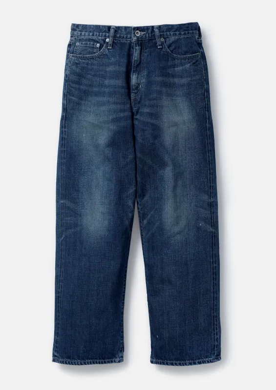 WASHED DENIM DP WIDE PANTS sold by Neighborhood
