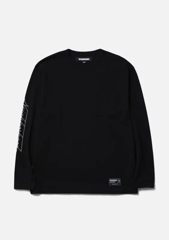 HEATHER FABRIC CREWNECK LS sold by Neighborhood