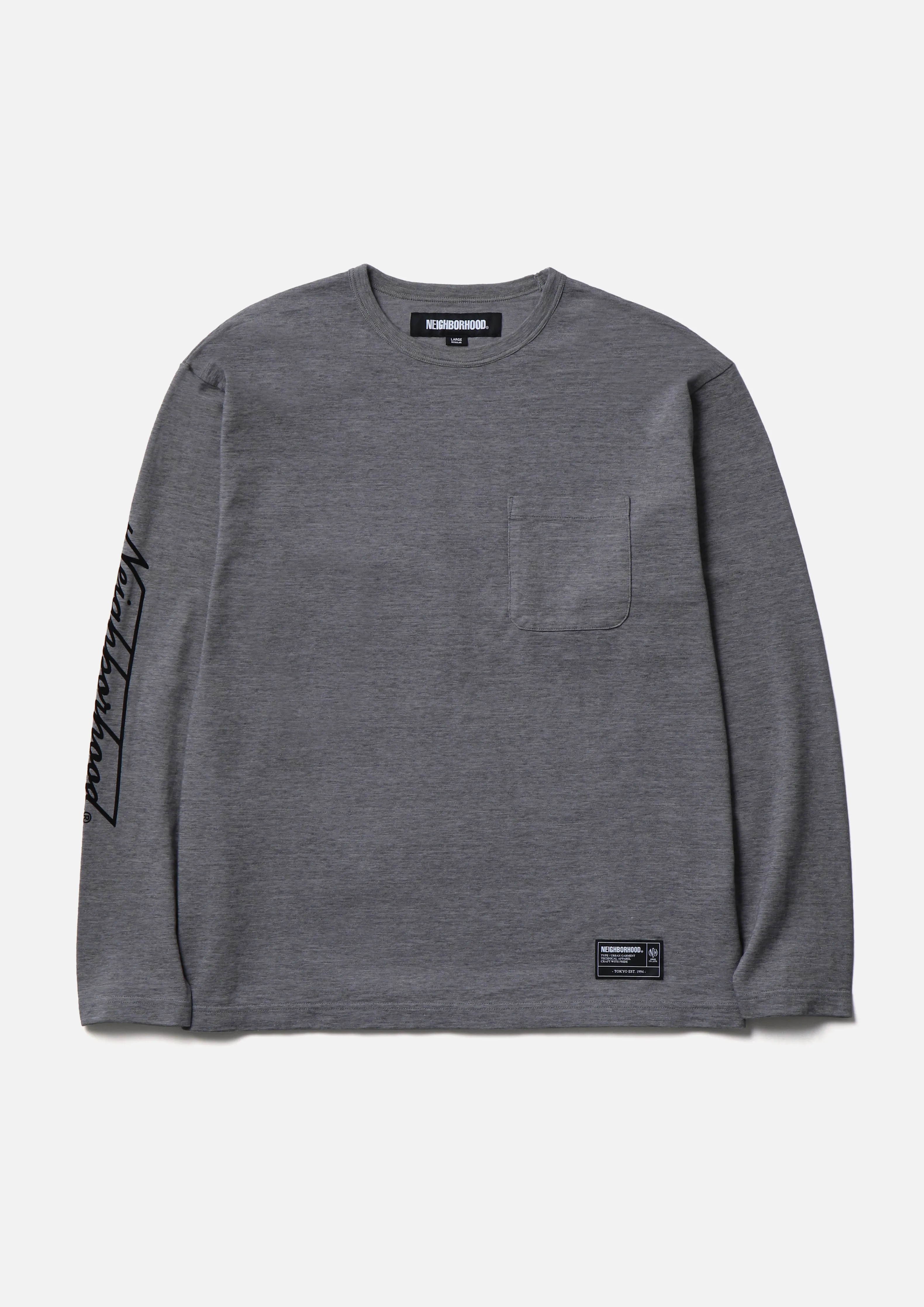 HEATHER FABRIC CREWNECK LS sold by Neighborhood product image thumbnail 2