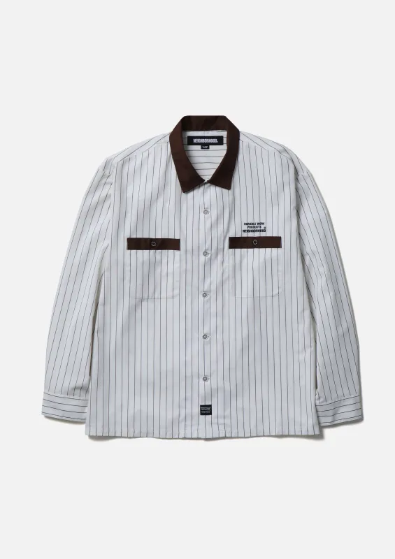 CLASSIC WORK STRIPE SHIRT LS made by Neighborhood