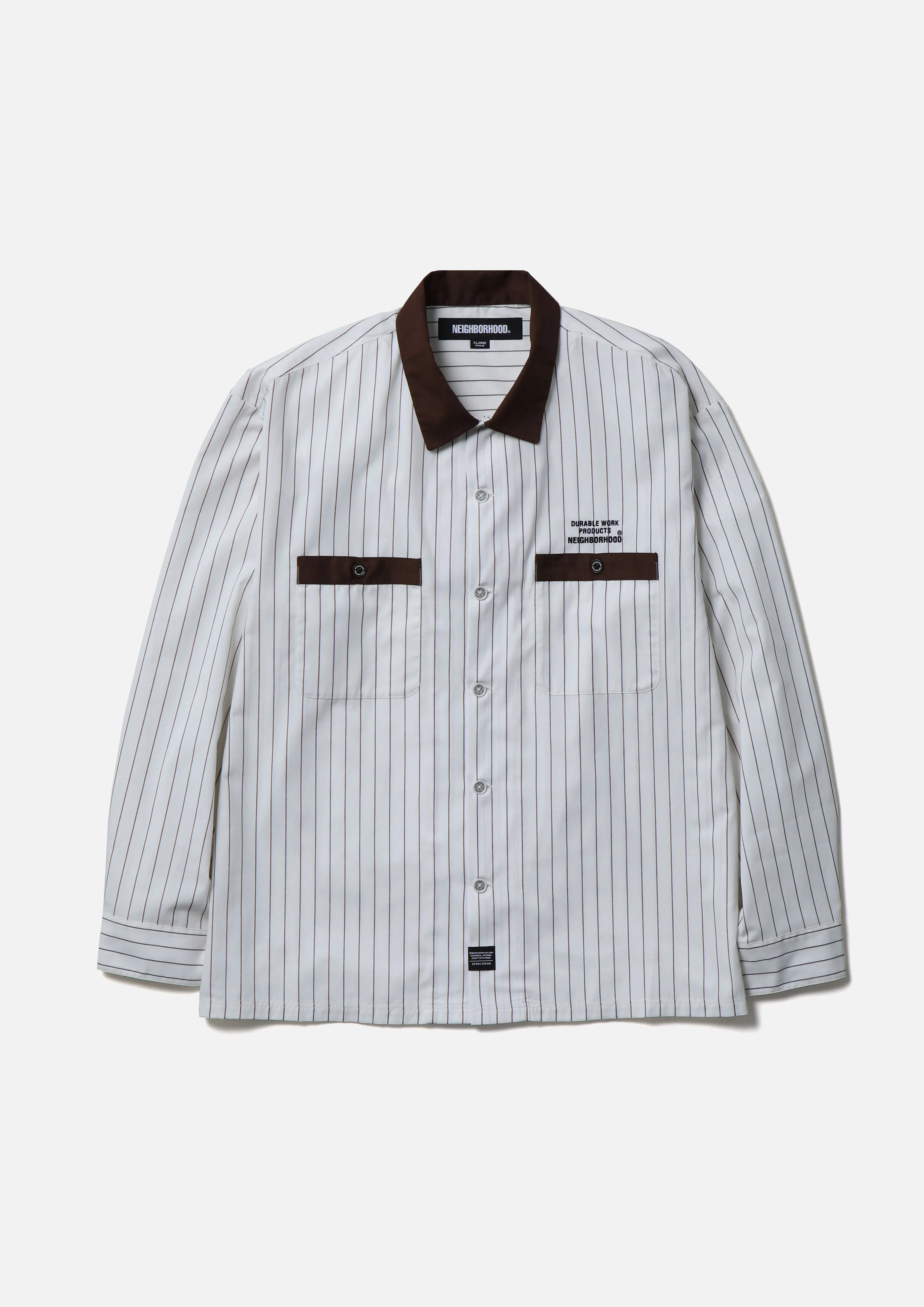 CLASSIC WORK STRIPE SHIRT LS sold by Neighborhood