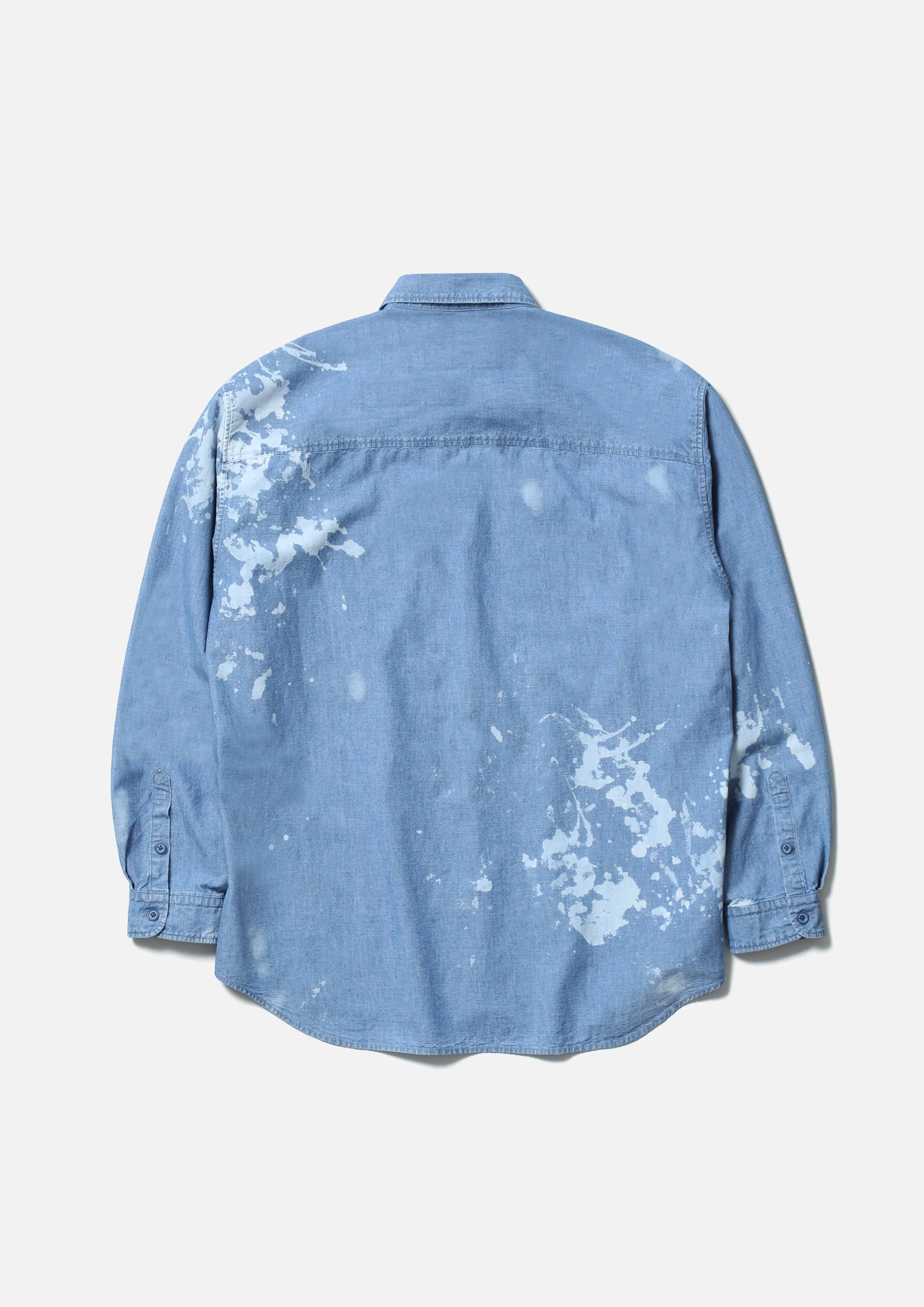 GARMENT BLEACH CHAMBRAY SHIRT LS sold by Neighborhood product image thumbnail 3