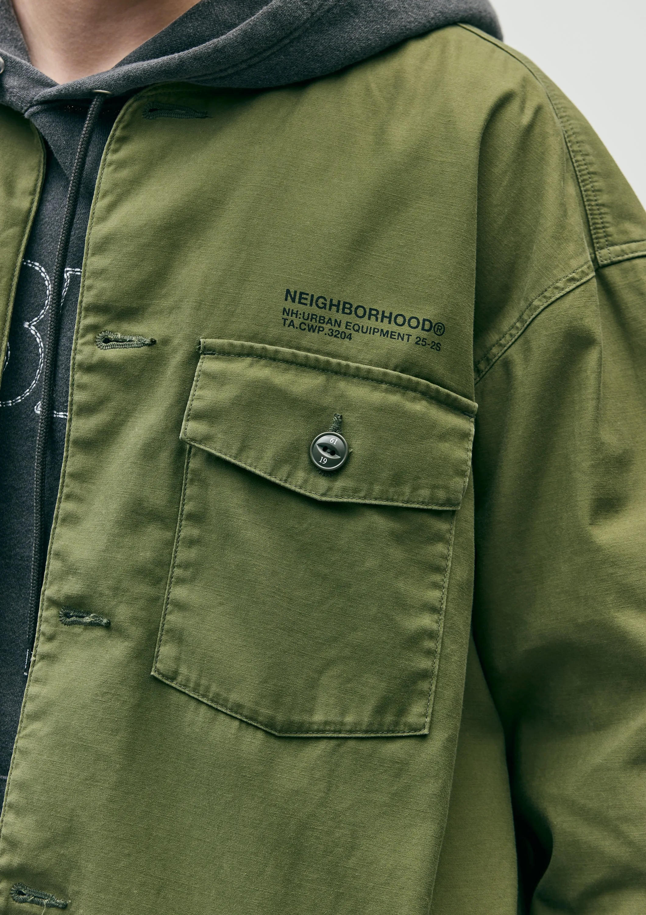 NO COLLAR SHIRT LS sold by Neighborhood product image thumbnail 5