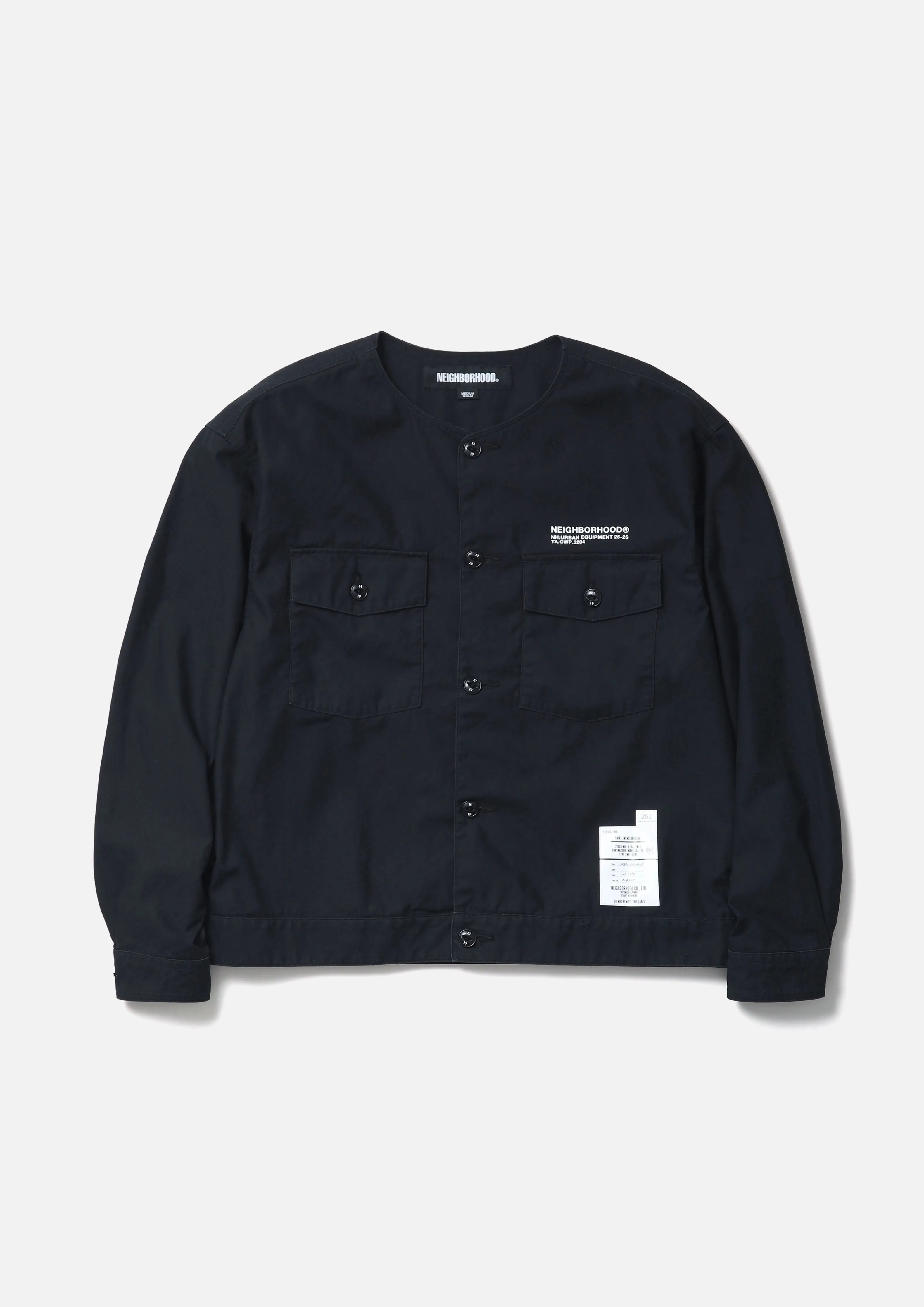 NO COLLAR SHIRT LS sold by Neighborhood