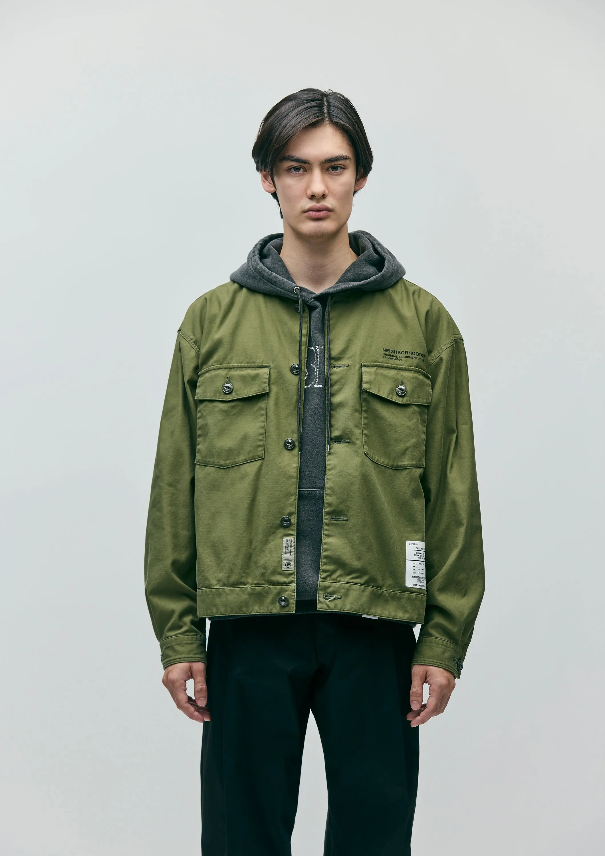 NO COLLAR SHIRT LS sold by Neighborhood product image thumbnail 4