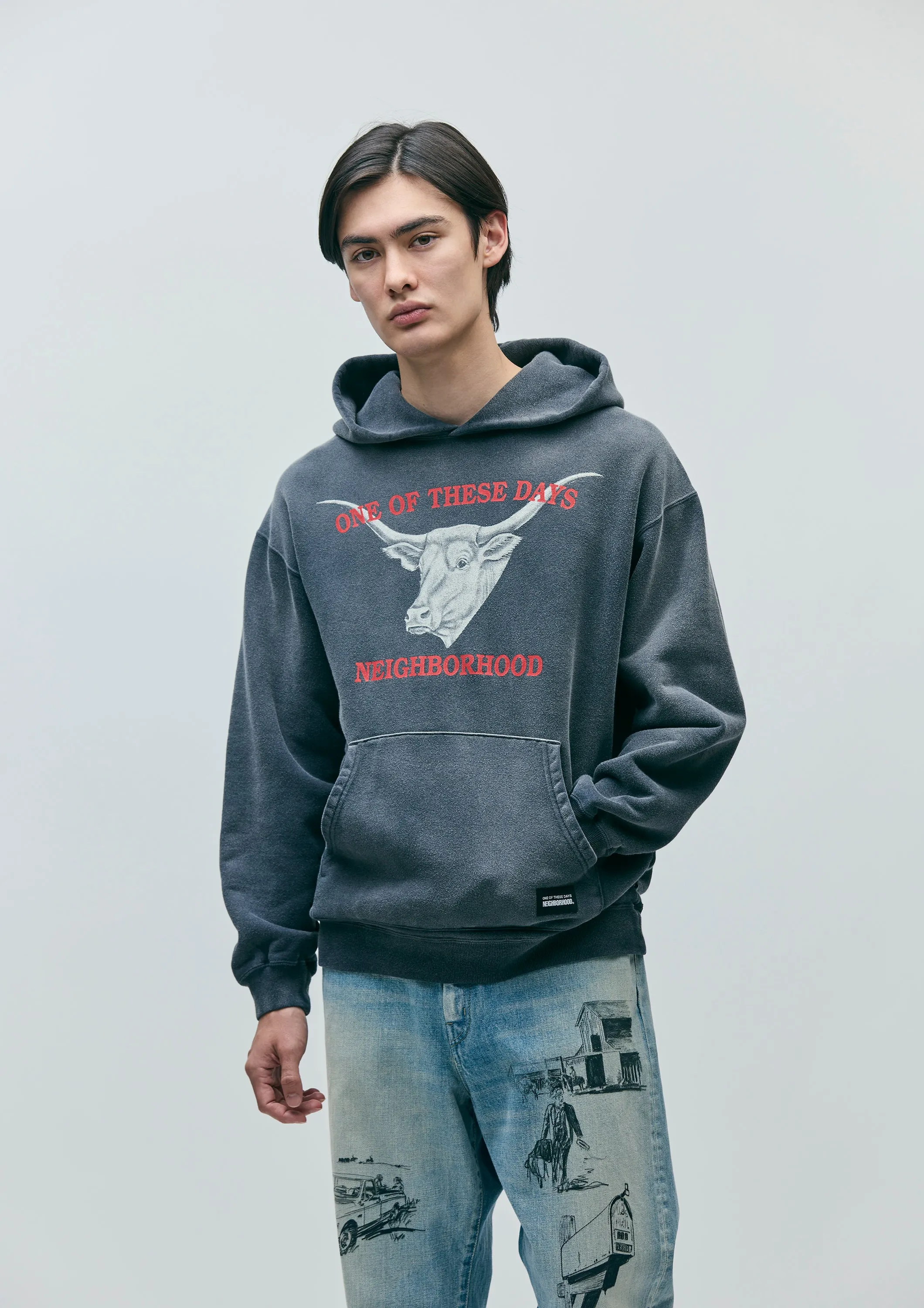 NH X OOTD . SWEAT HOODIE LS sold by Neighborhood product image thumbnail 4