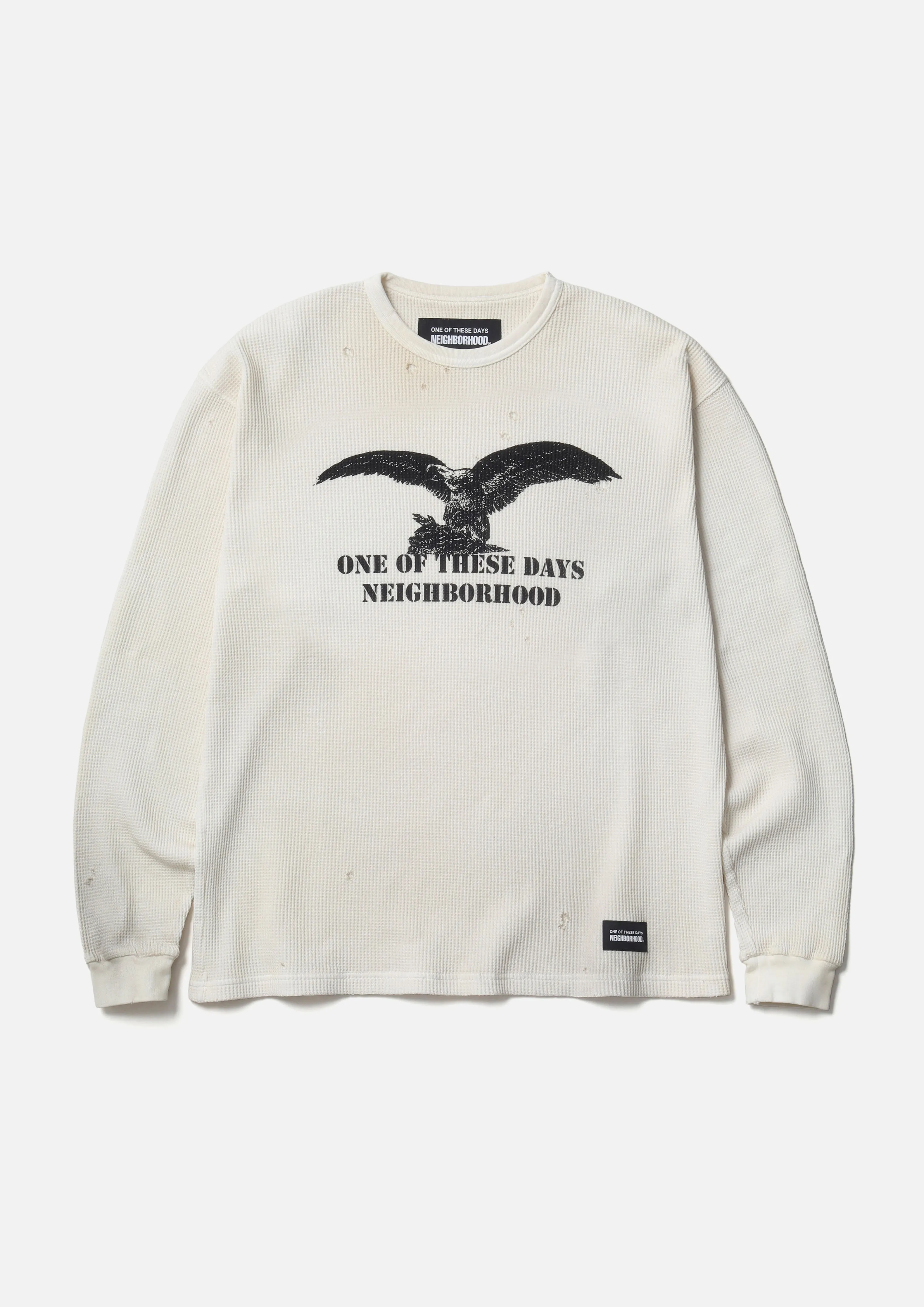 NH X OOTD . WAFFLE FABRIC CREWNECK LS sold by Neighborhood product image thumbnail 2