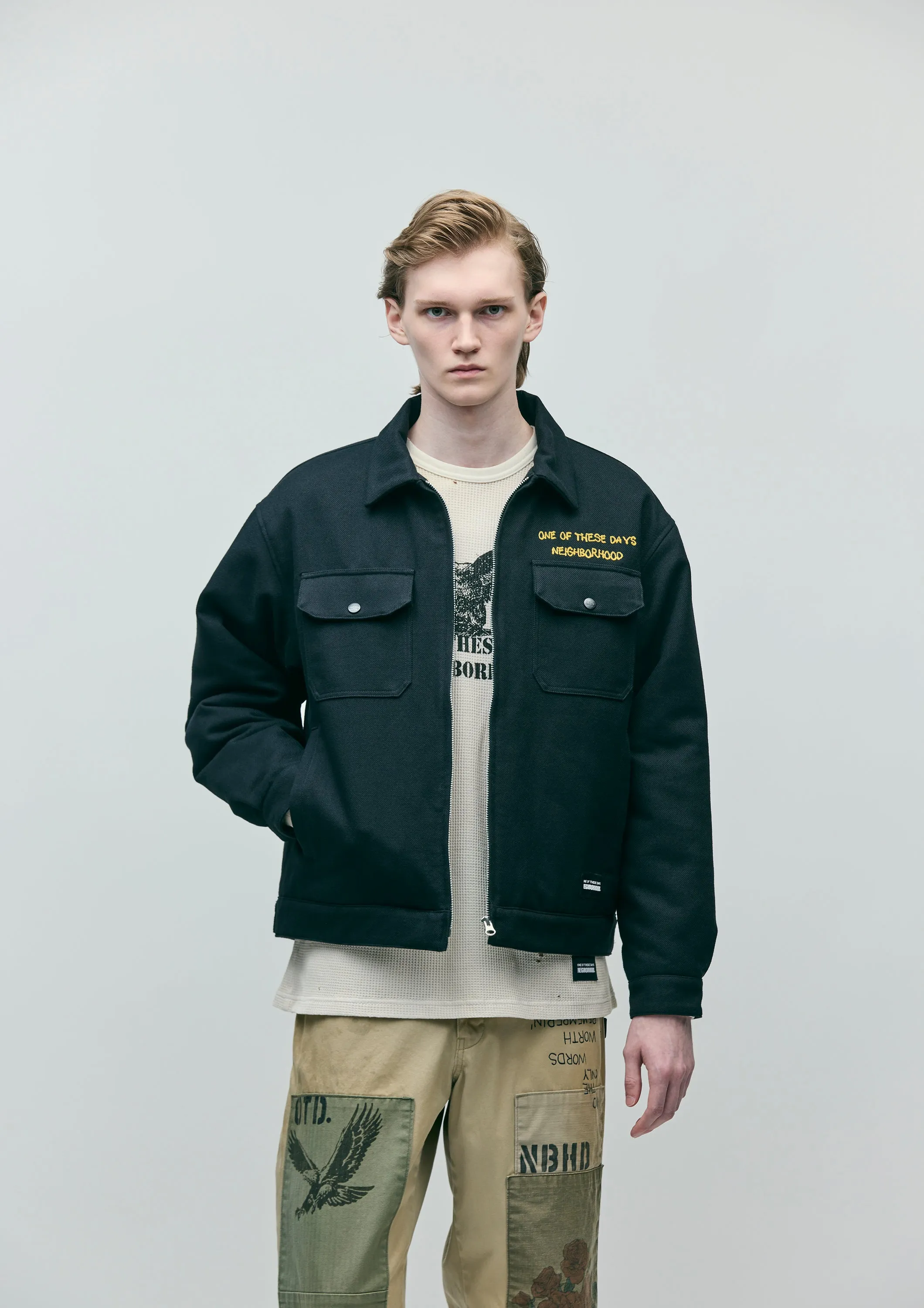 NH X OOTD . ZIP WORK JACKET sold by Neighborhood product image thumbnail 4