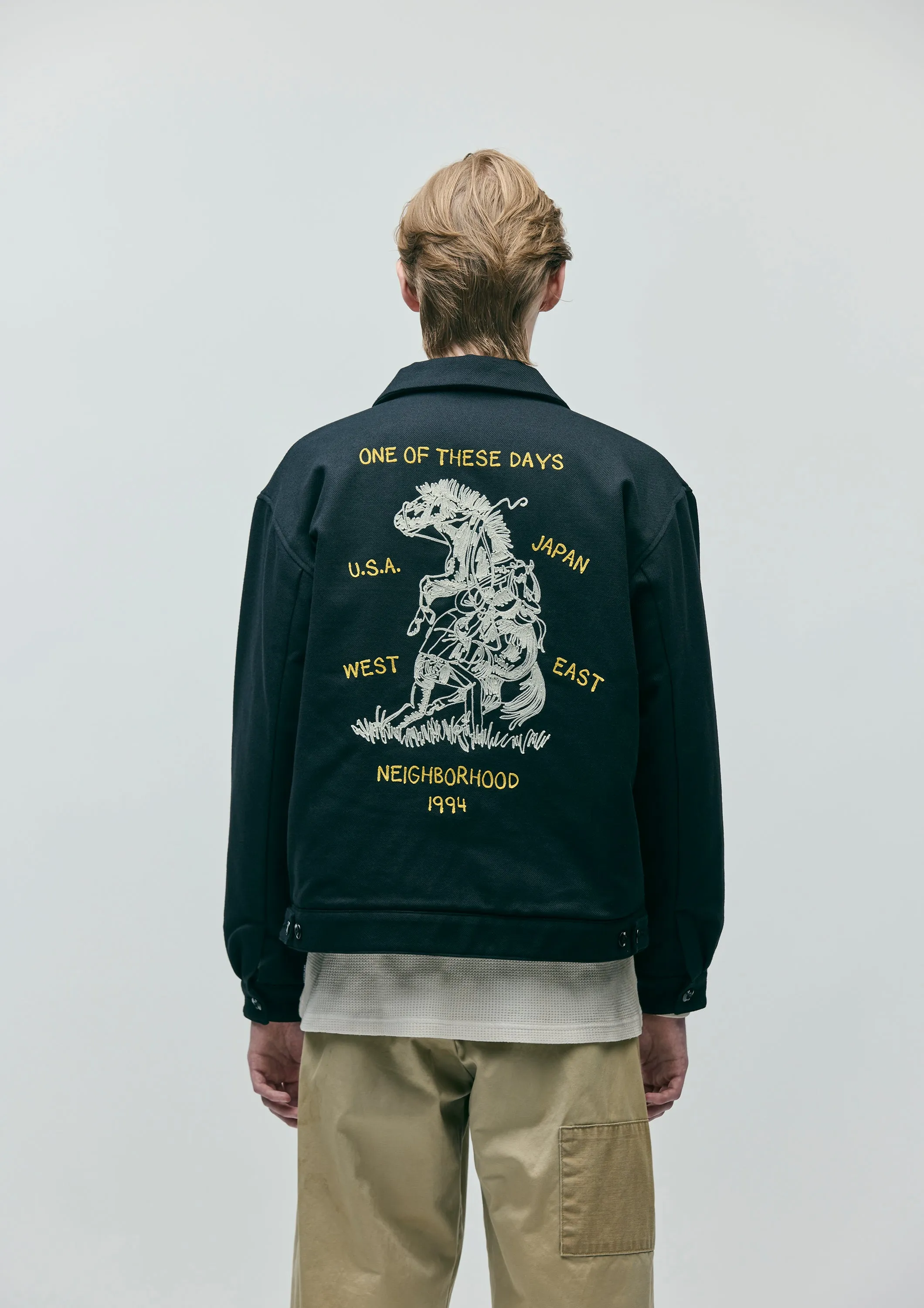 NH X OOTD . ZIP WORK JACKET sold by Neighborhood product image thumbnail 5