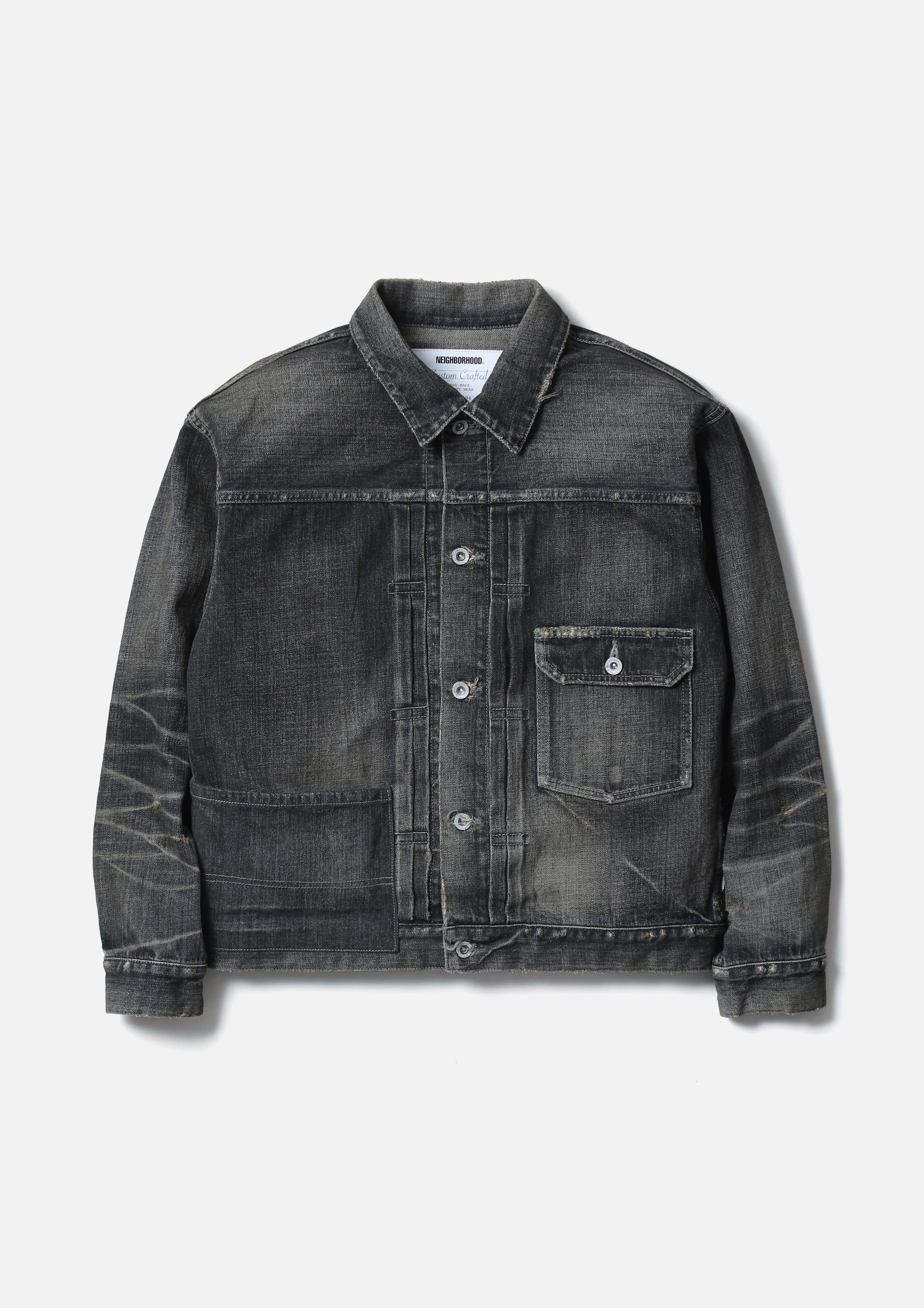 SAVAGE DENIM TYPE-1 JACKET sold by Neighborhood