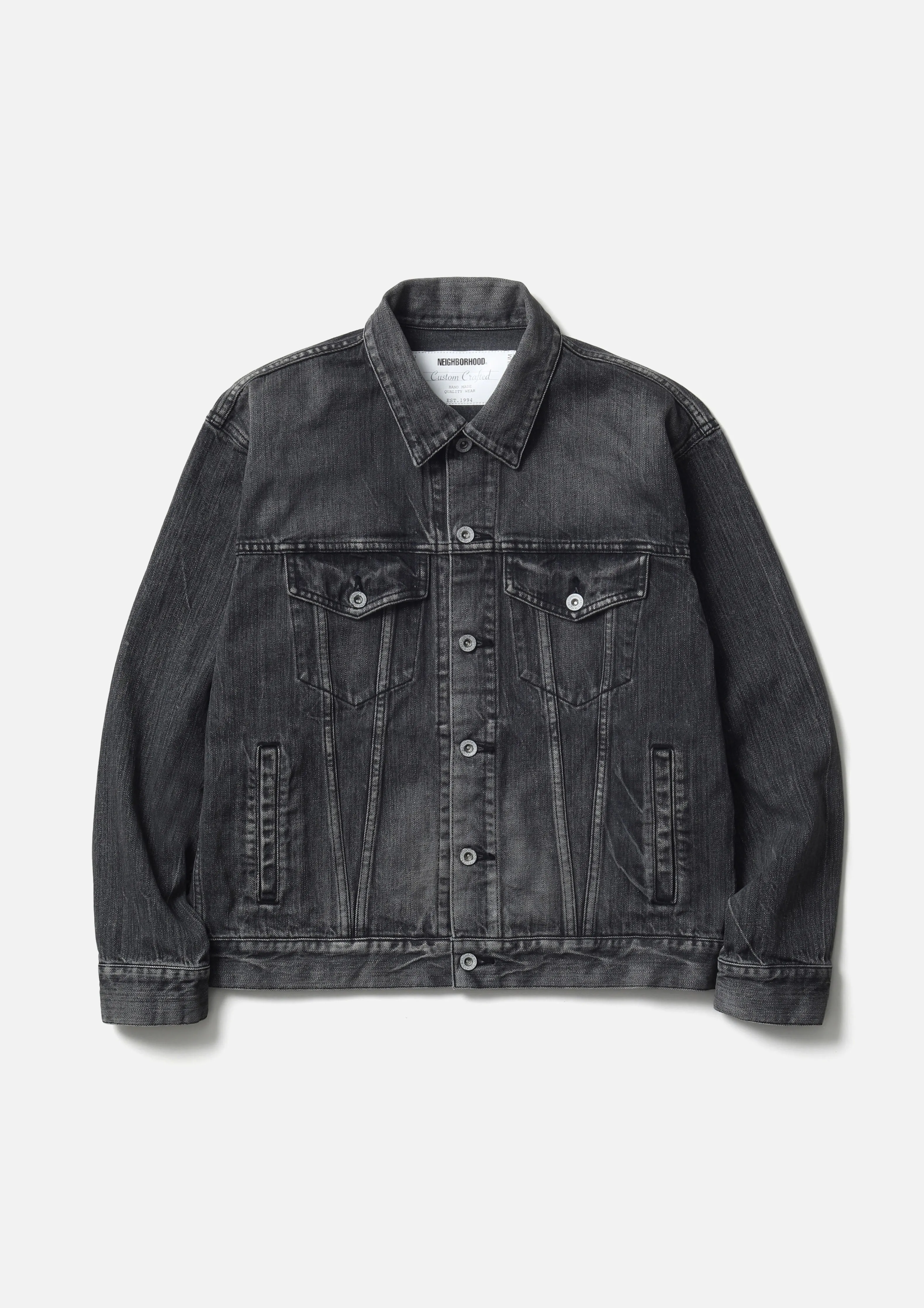 WASHED BLACK DENIM TYPE-4 JACKET sold by Neighborhood
