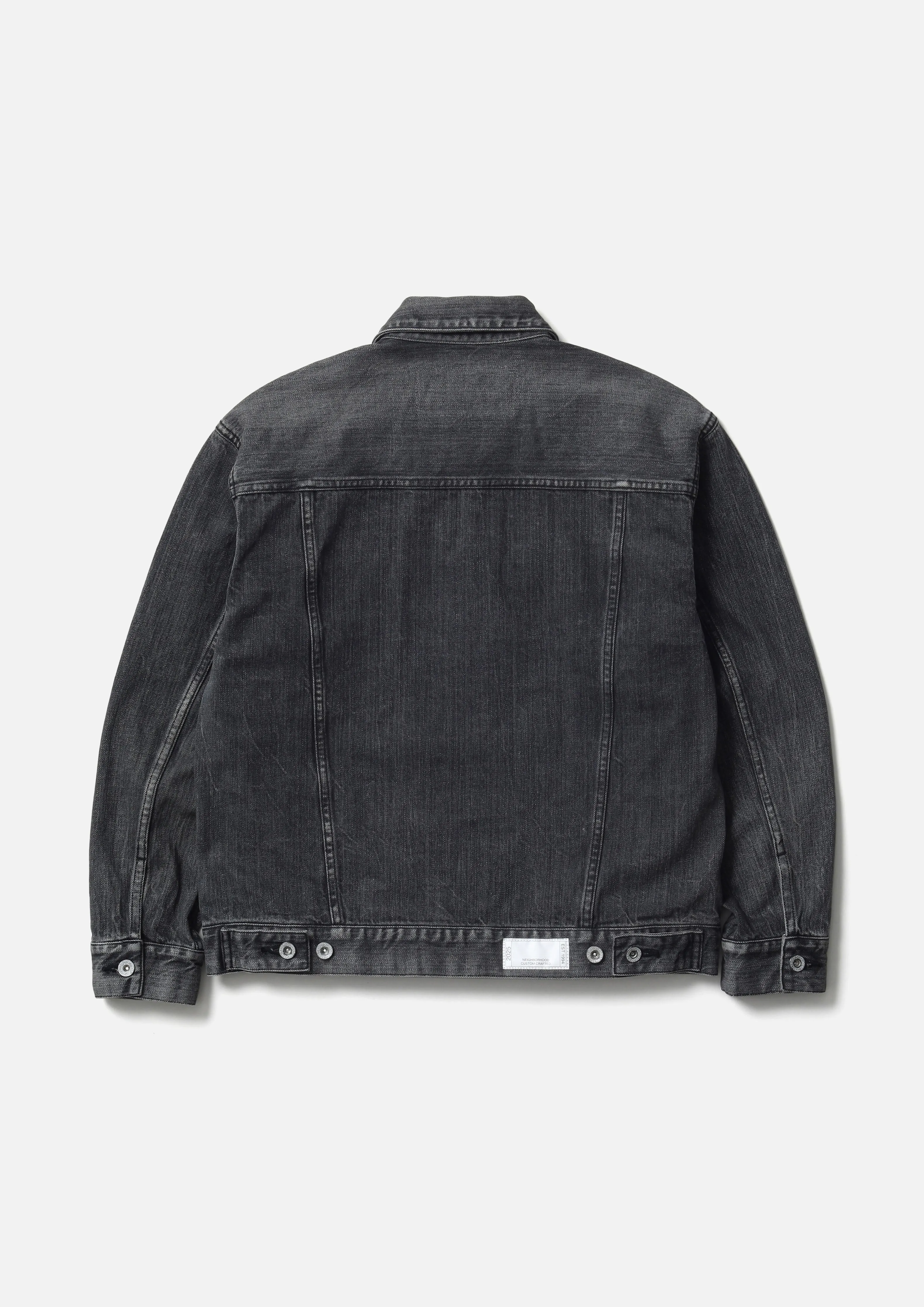 WASHED BLACK DENIM TYPE-4 JACKET sold by Neighborhood product image thumbnail 2