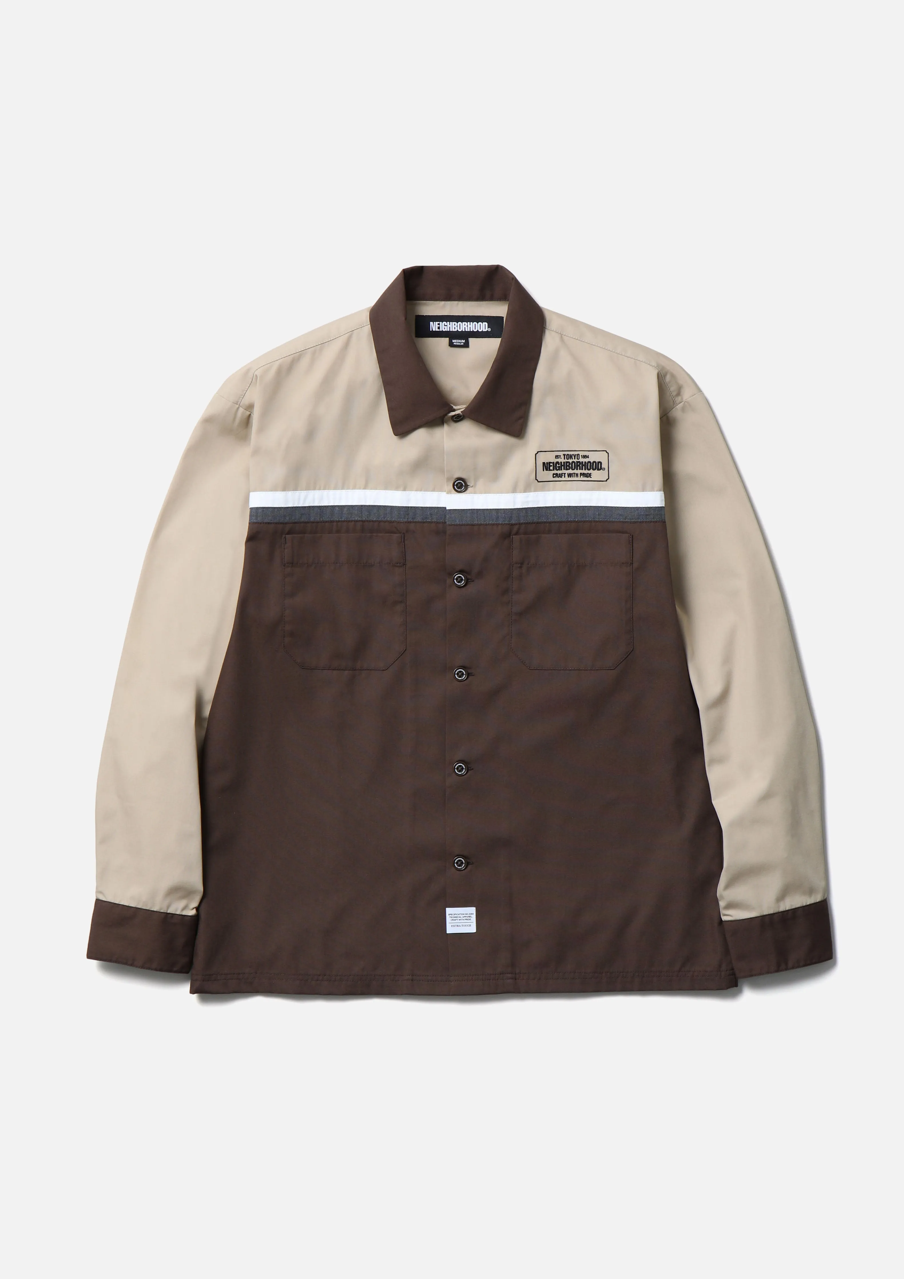 CLASSIC WORK BICOLOR SHIRT LS sold by Neighborhood product image thumbnail 3