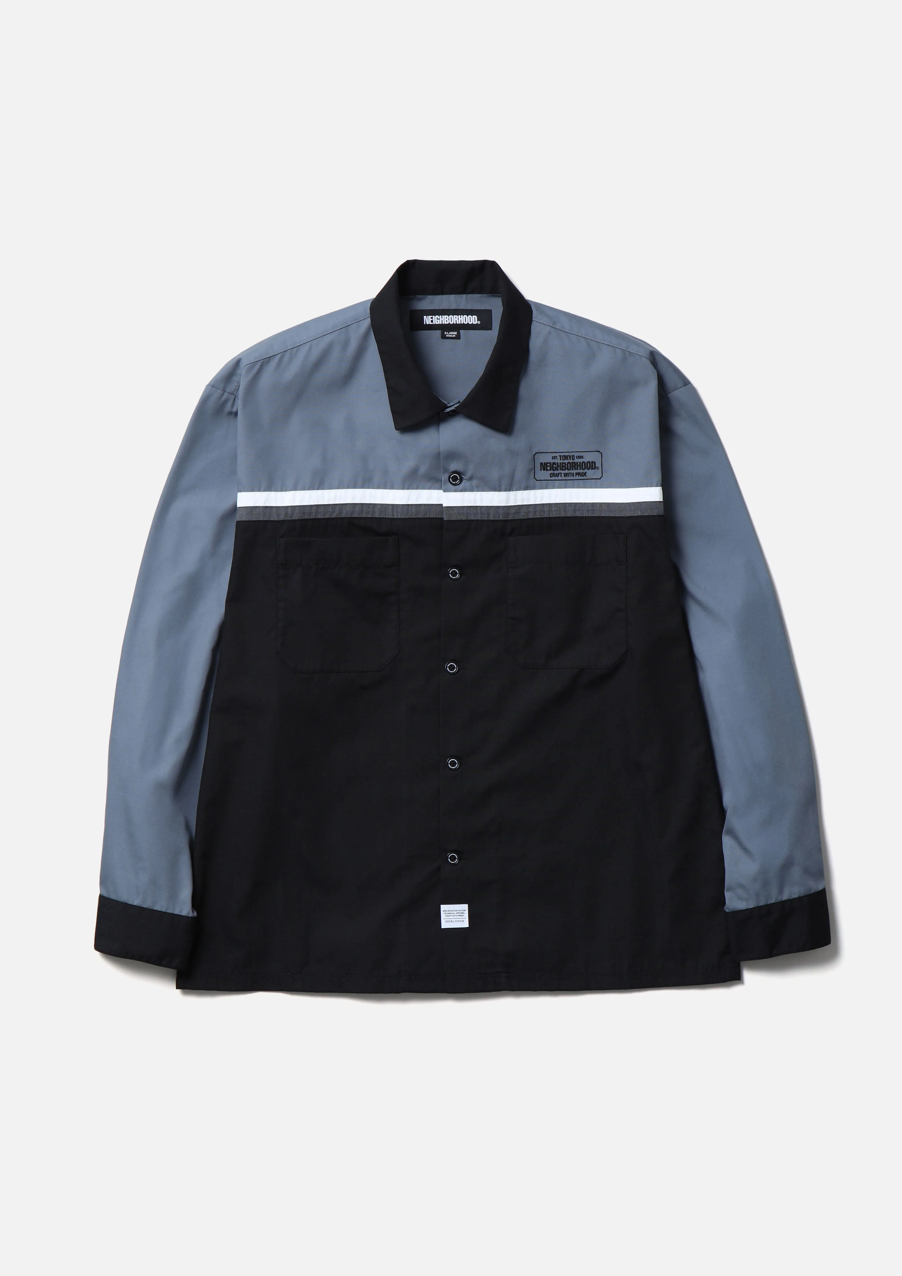 CLASSIC WORK BICOLOR SHIRT LS sold by Neighborhood