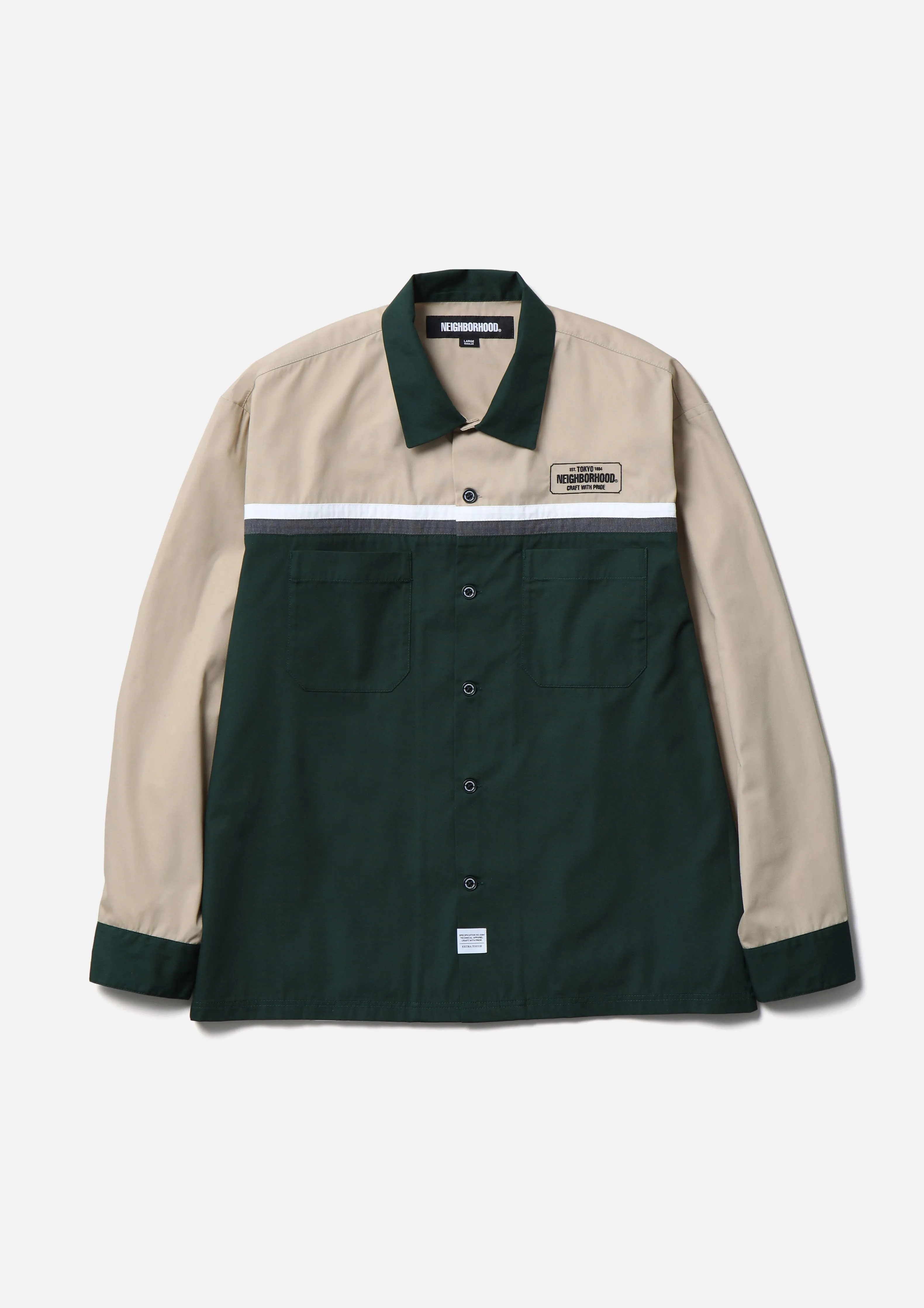 CLASSIC WORK BICOLOR SHIRT LS sold by Neighborhood product image thumbnail 4