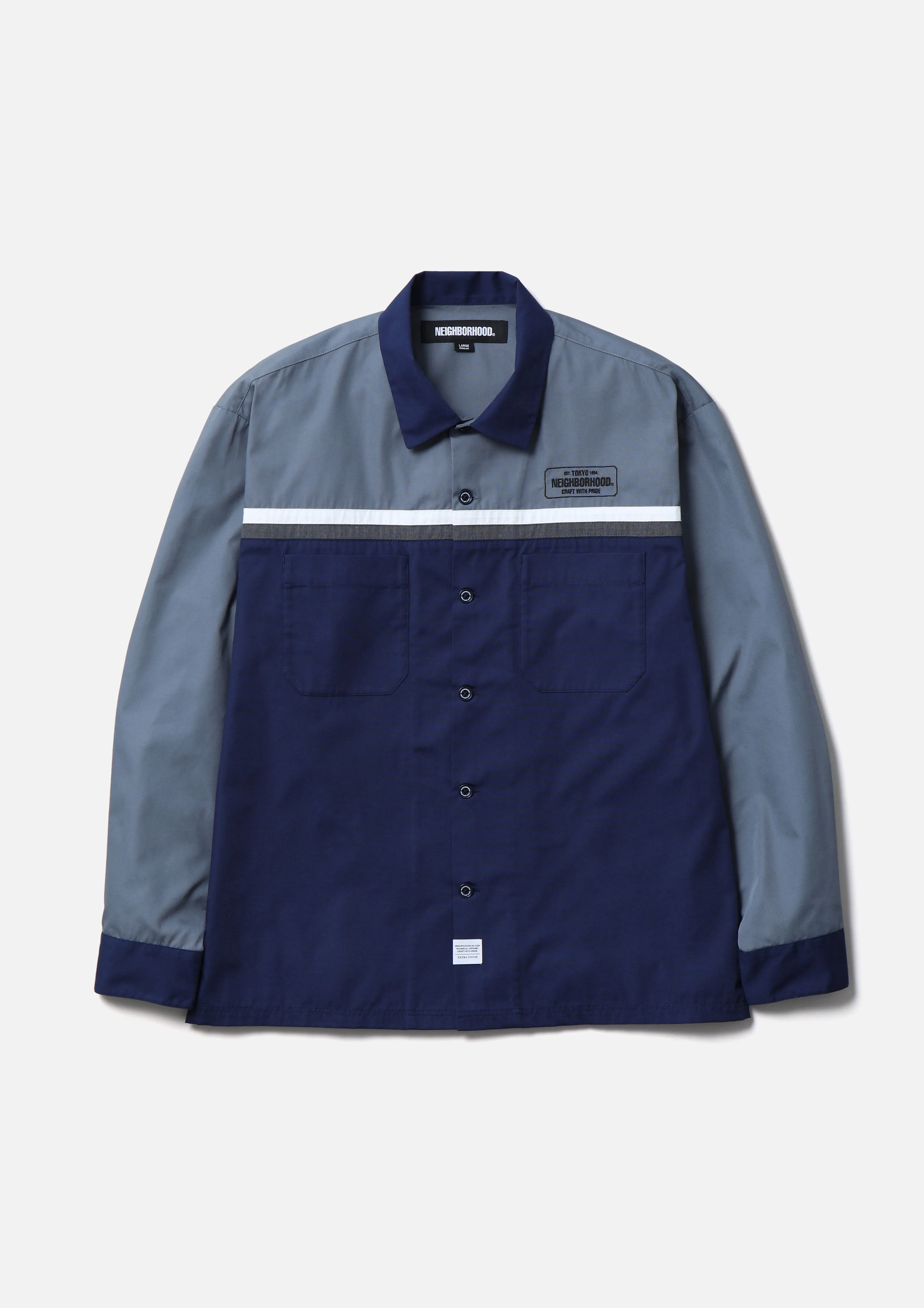 CLASSIC WORK BICOLOR SHIRT LS sold by Neighborhood product image thumbnail 2