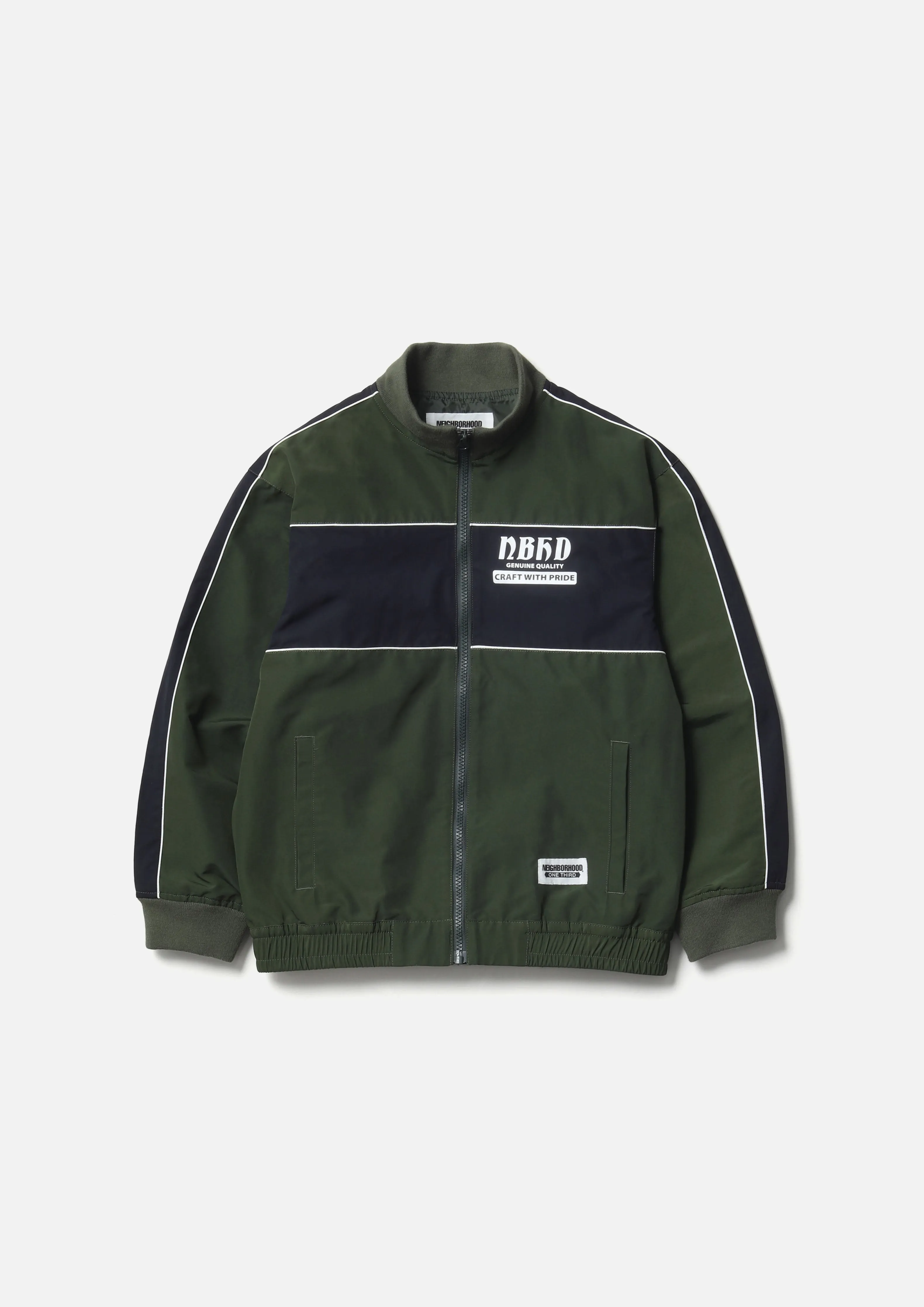 OT . BICOLOR TRACK JACKET sold by Neighborhood