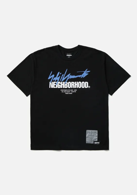NH X YOHJI YAMAMOTO . TEE SS-2 sold by Neighborhood