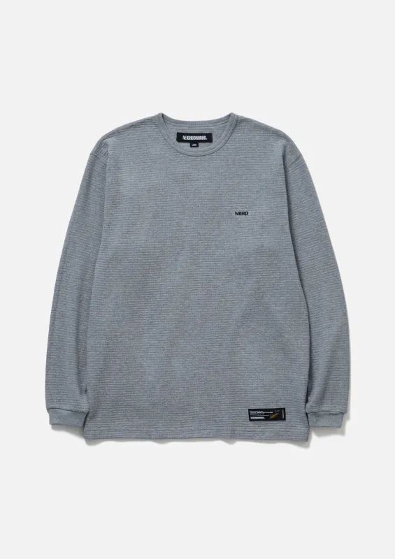 WAFFLE FABRIC CREWNECK LS-2 made by Neighborhood