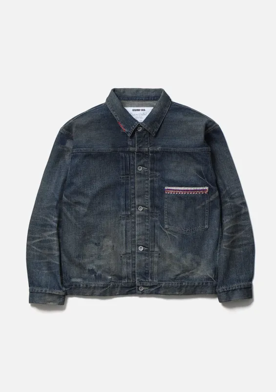 SAVAGE DENIM TYPE-1 JACKET sold by Neighborhood