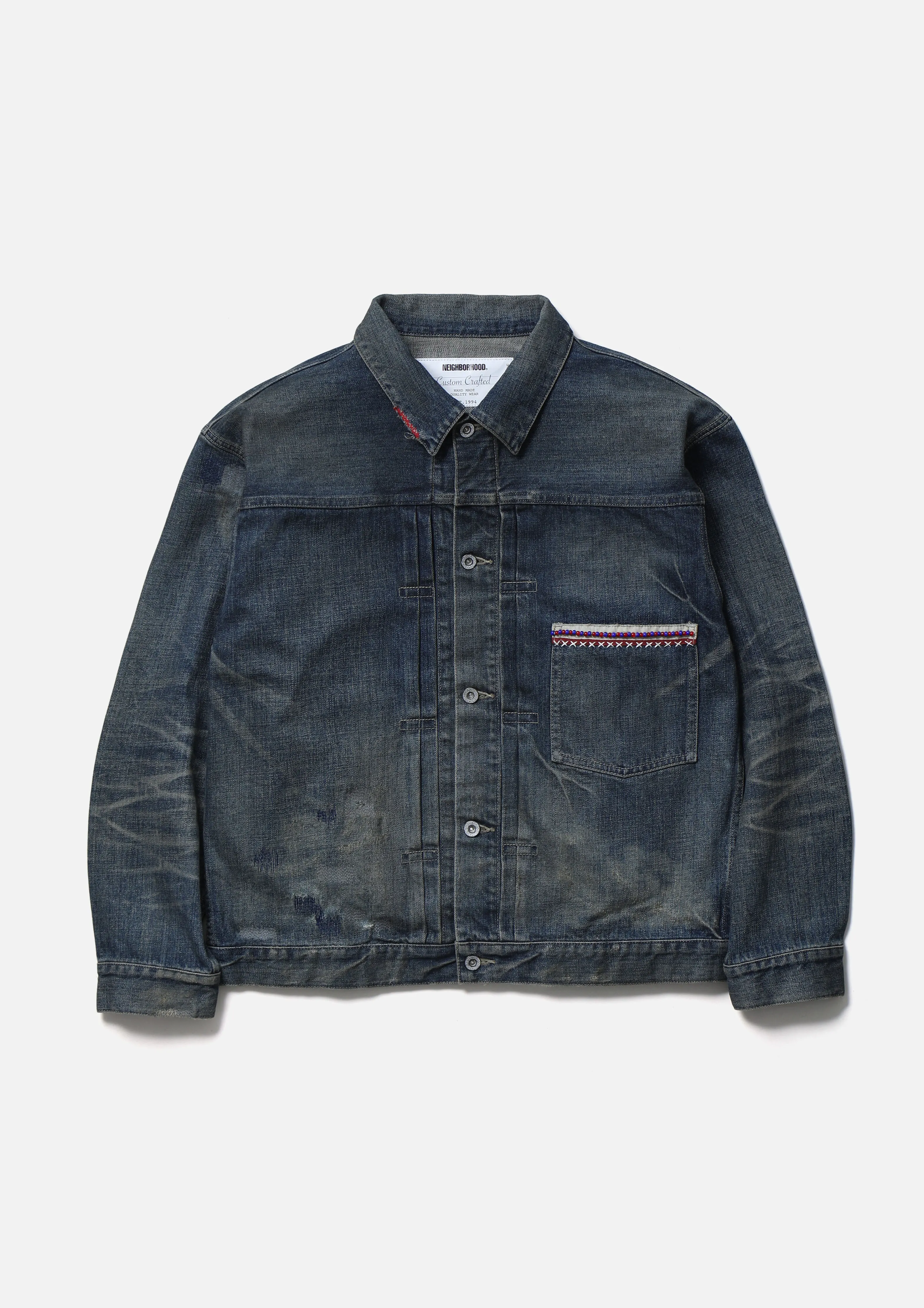 SAVAGE DENIM TYPE-1 JACKET sold by Neighborhood