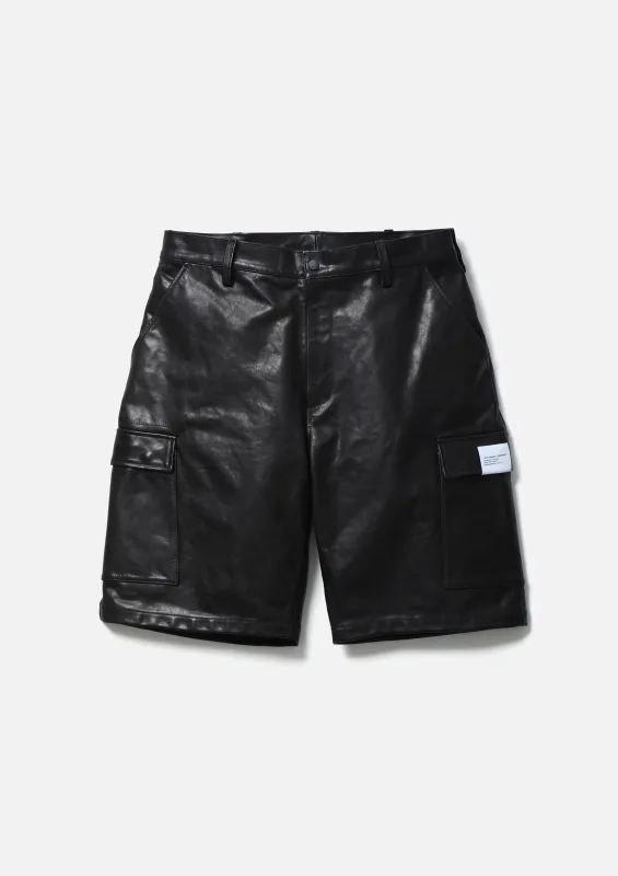 LEATHER CARGO SHORT PANTS sold by Neighborhood