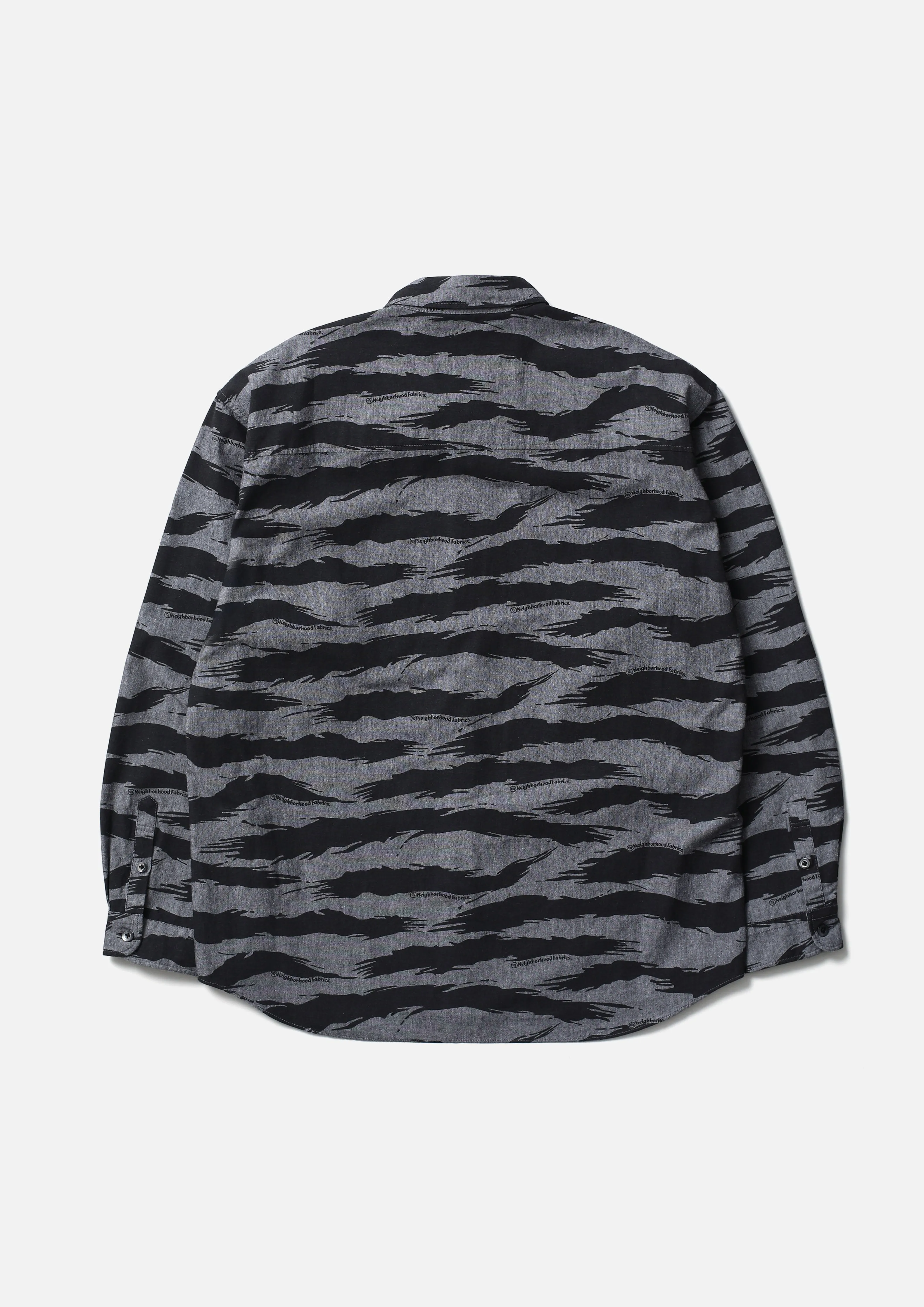 CAMO PATTERN CHAMBRAY SHIRT LS sold by Neighborhood product image thumbnail 3