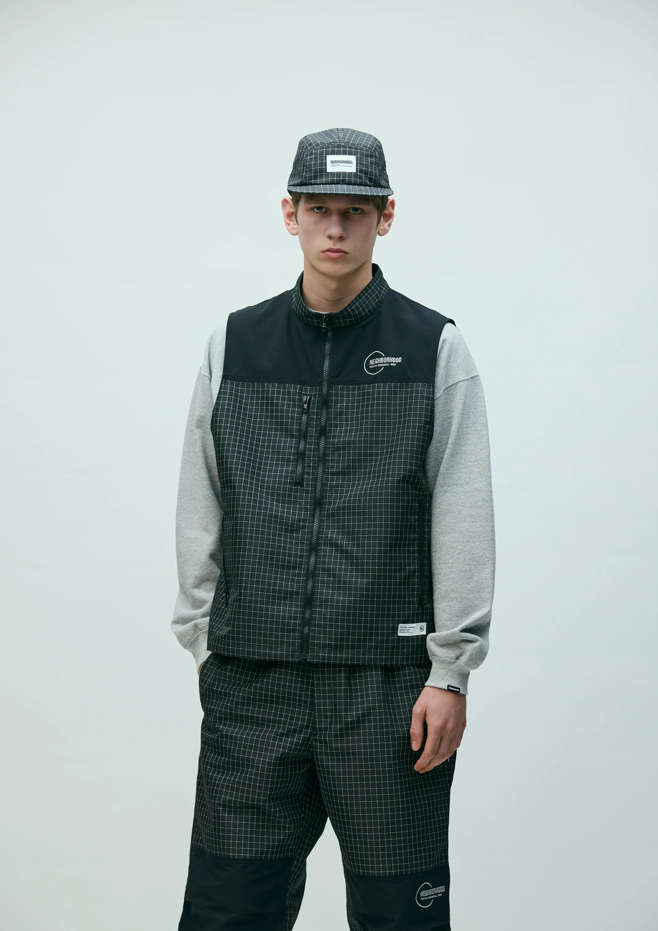 REFLECTIVE STAND COLLAR VEST sold by Neighborhood product image thumbnail 5